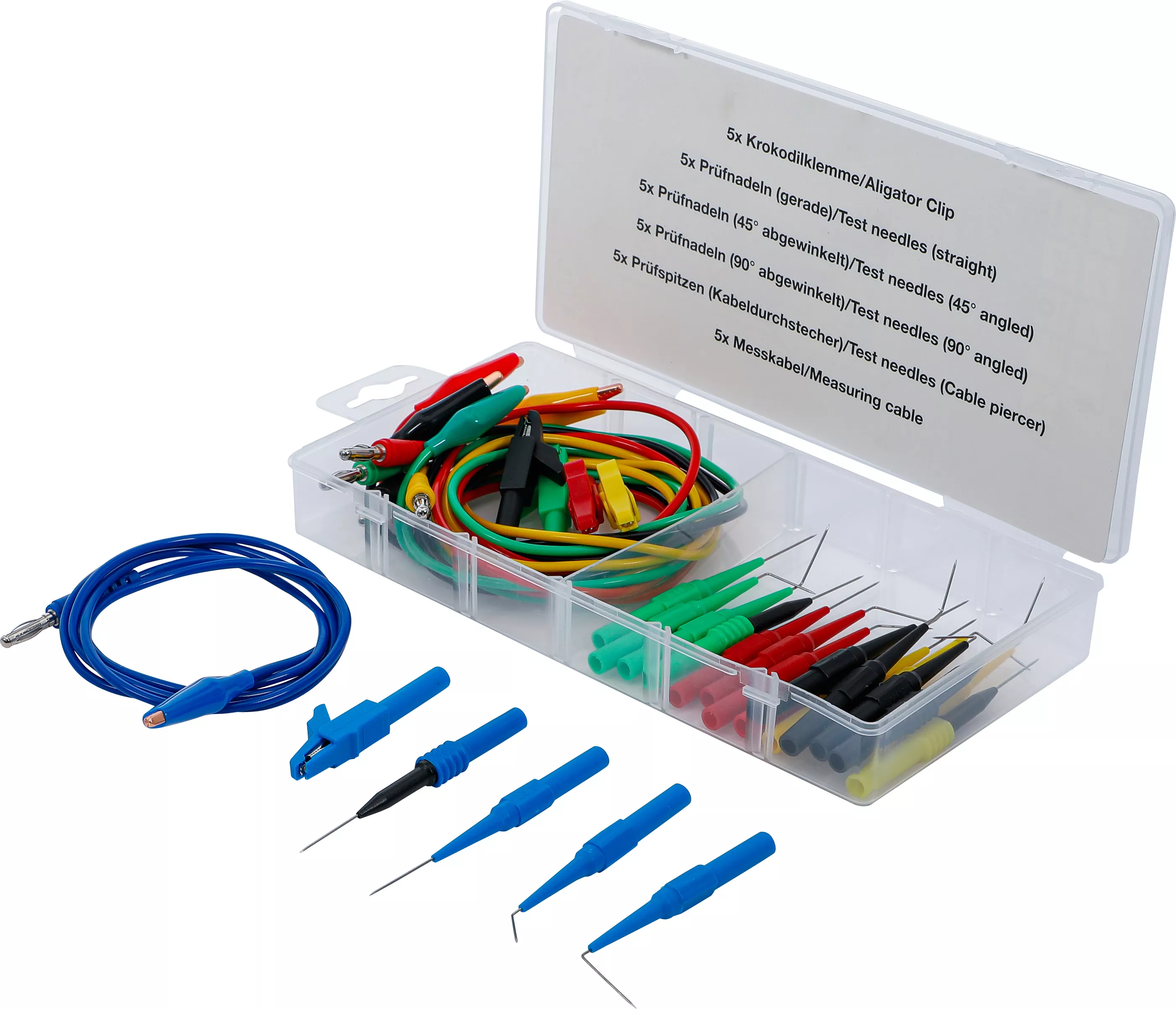 Scule - Set cabluri de masurare si varfuri de testare | 30 piese