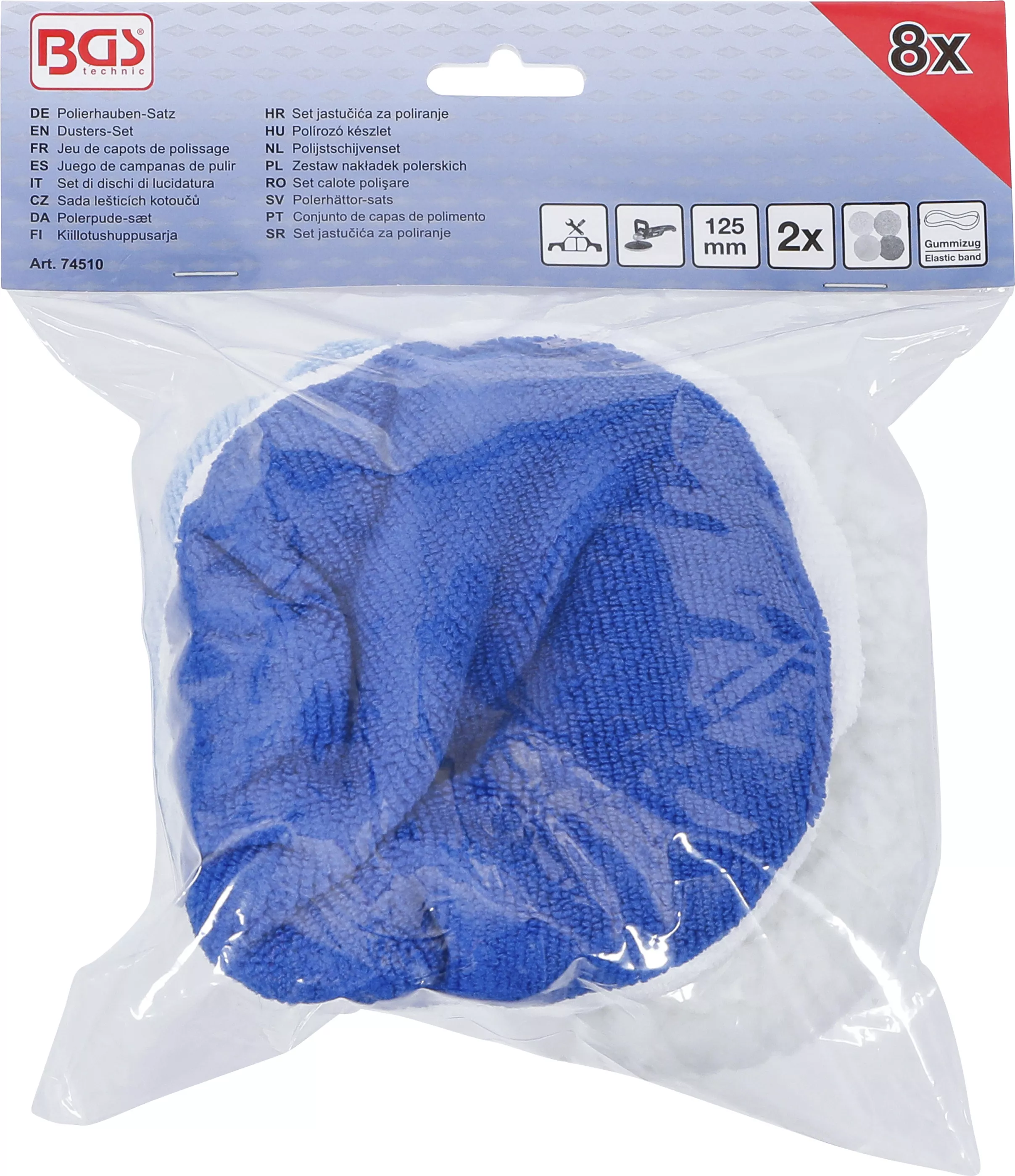 Set calote polisare | o 125 mm | 8 piese [5]