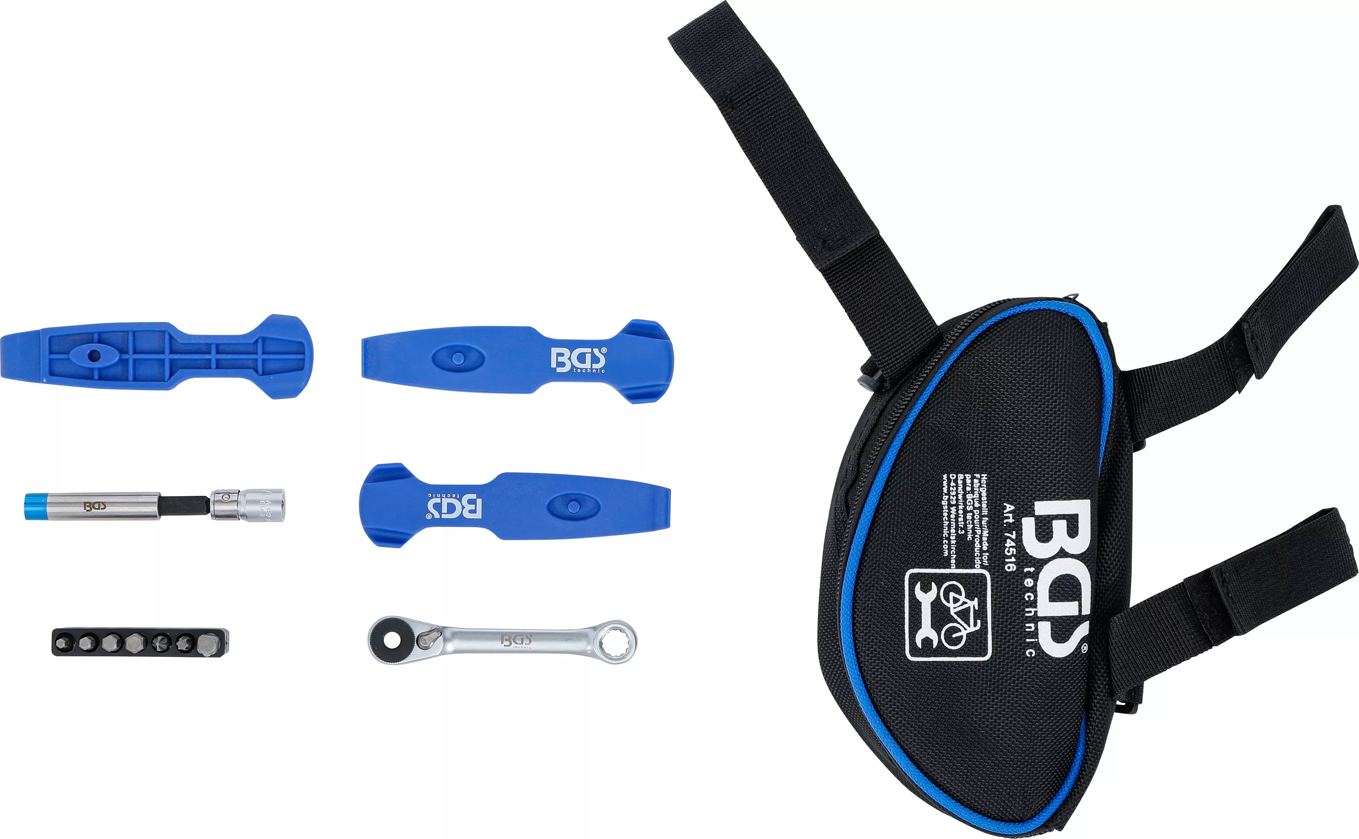 Set scule de reparatie bicicleta | pe parcurs | 13 piese [6]