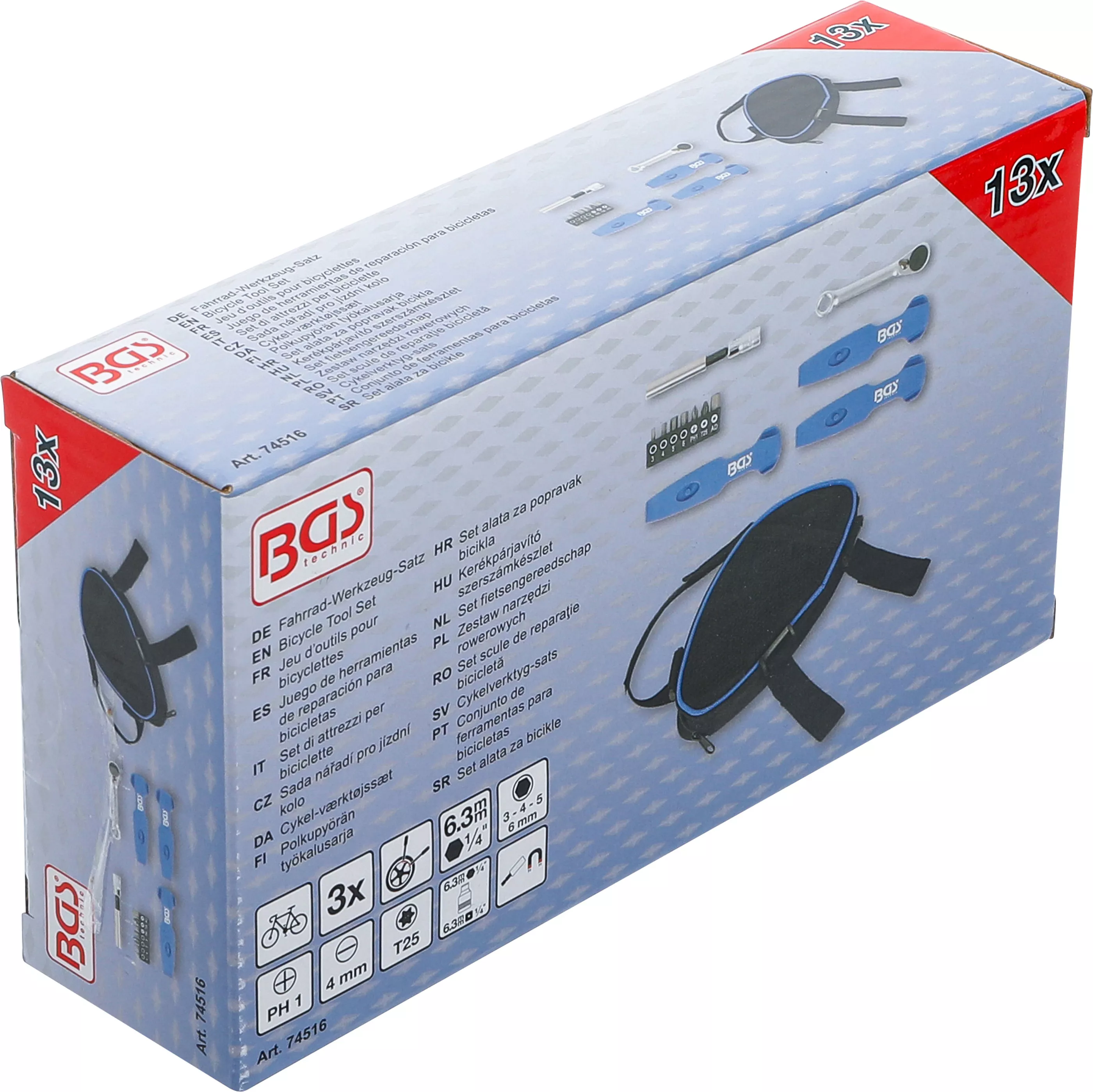 Set scule de reparatie bicicleta | pe parcurs | 13 piese [8]