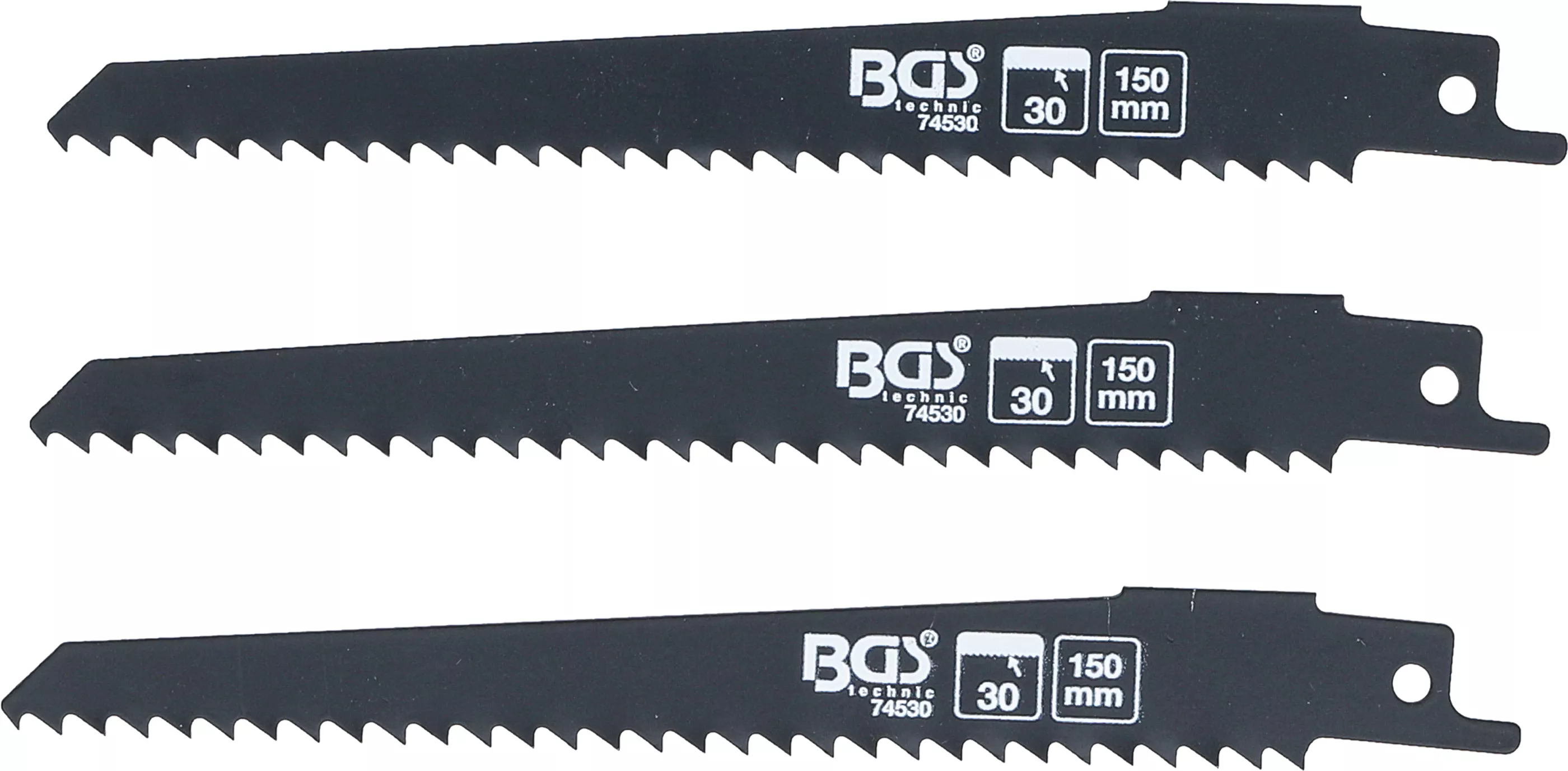 Set panza fierastrau sabie | pentru lemn | pentru BGS 7367 | 3 piese [2]