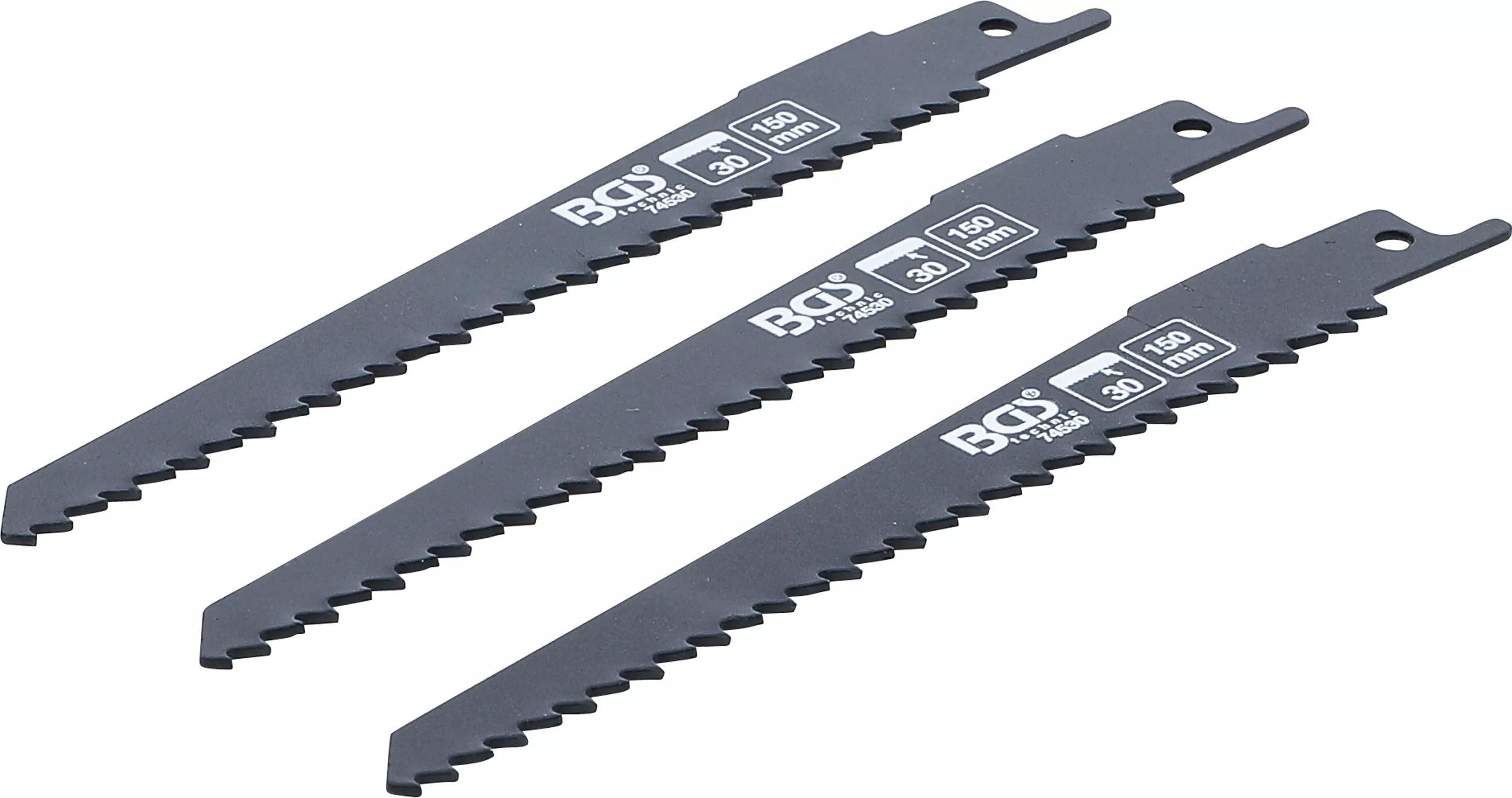 Ferăstraie / pânze de ferăstrău - Set panza fierastrau sabie | pentru lemn | pentru BGS 7367 | 3 piese