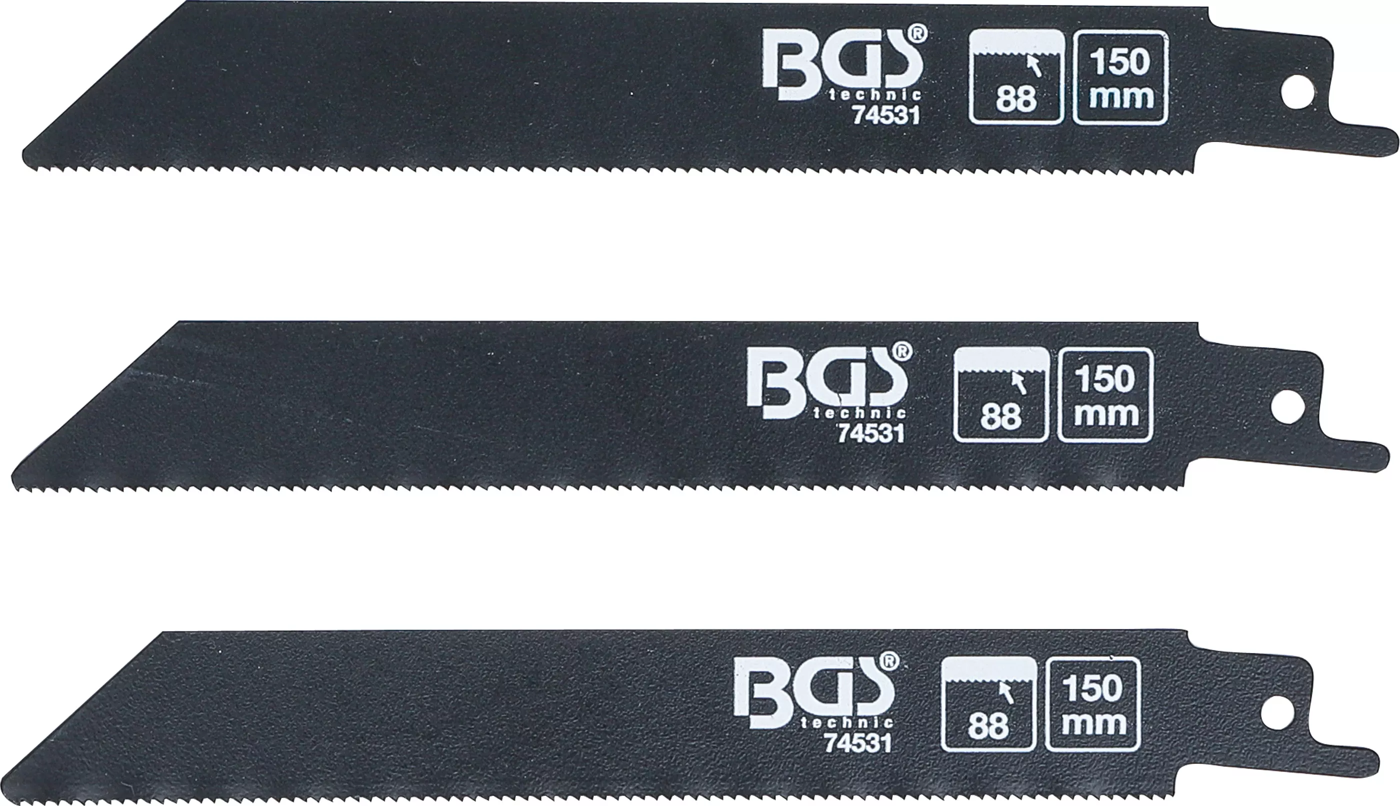Set panza fierastrau sabie | pentru metal | pentru BGS 7367 | 3 piese [2]