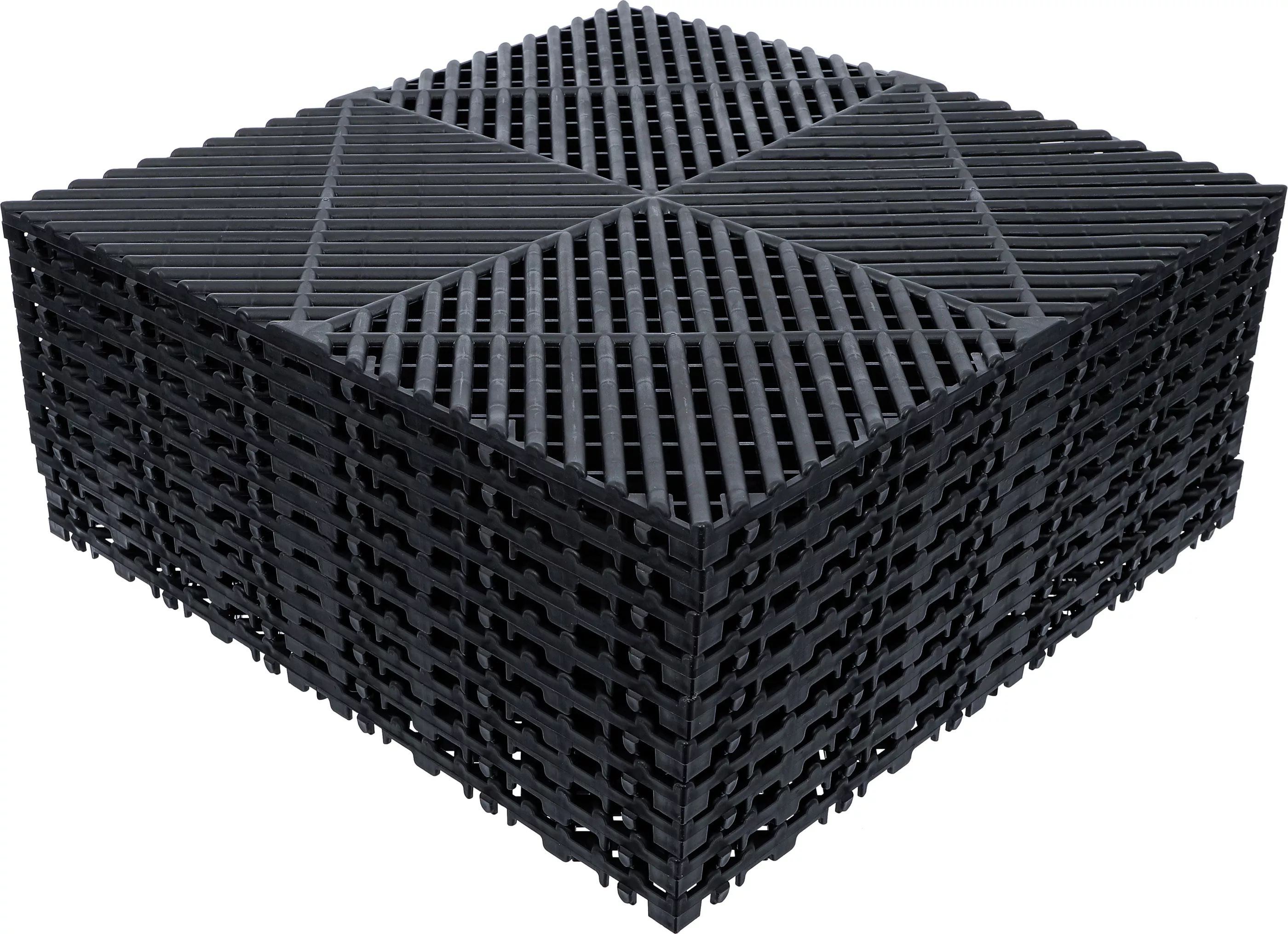 Set gresie din plastic | sistem de clic | 400 x 400 x 18 mm | 10 piese [5]