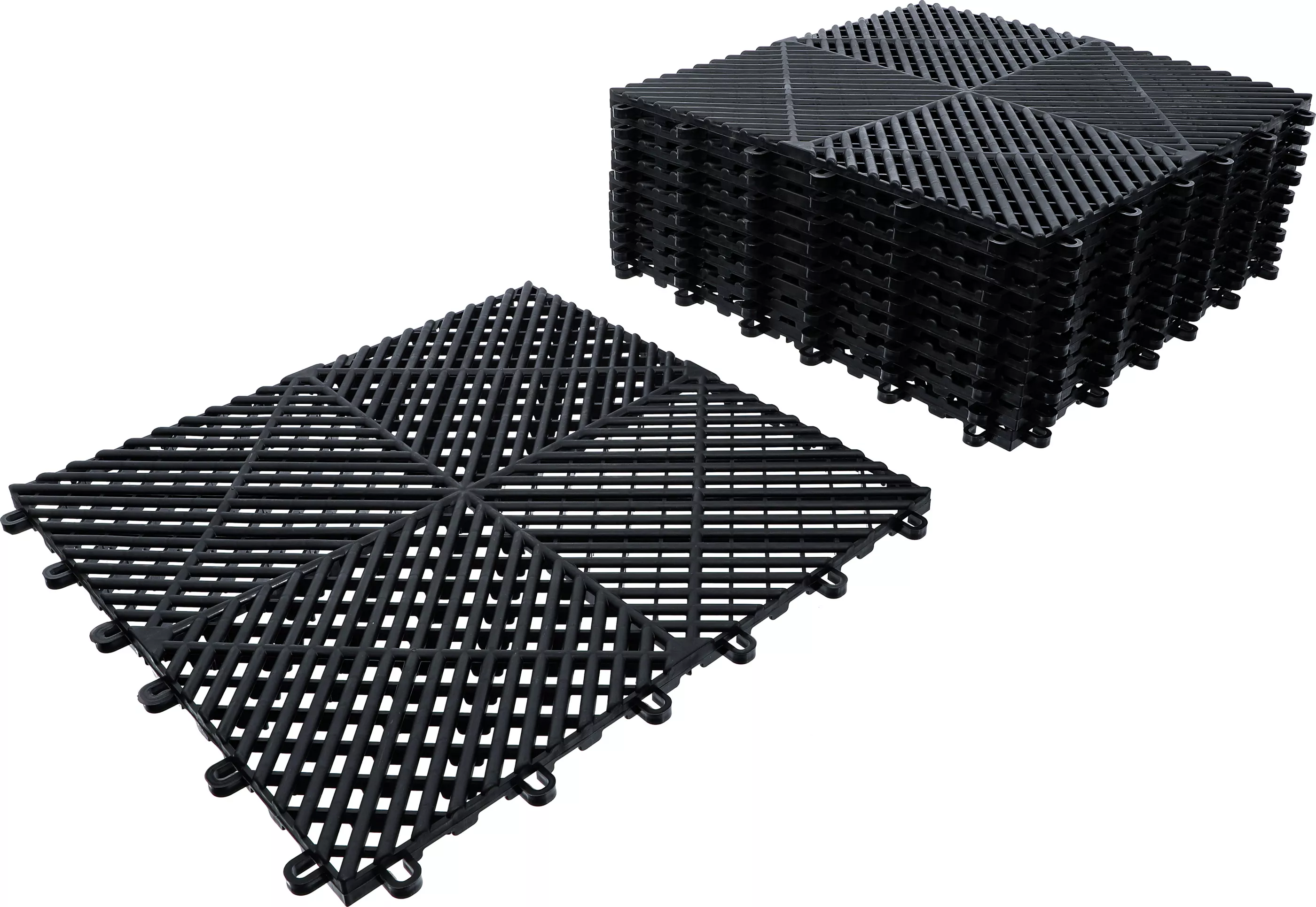 Scule - Set gresie din plastic | sistem de clic | 400 x 400 x 18 mm | 10 piese