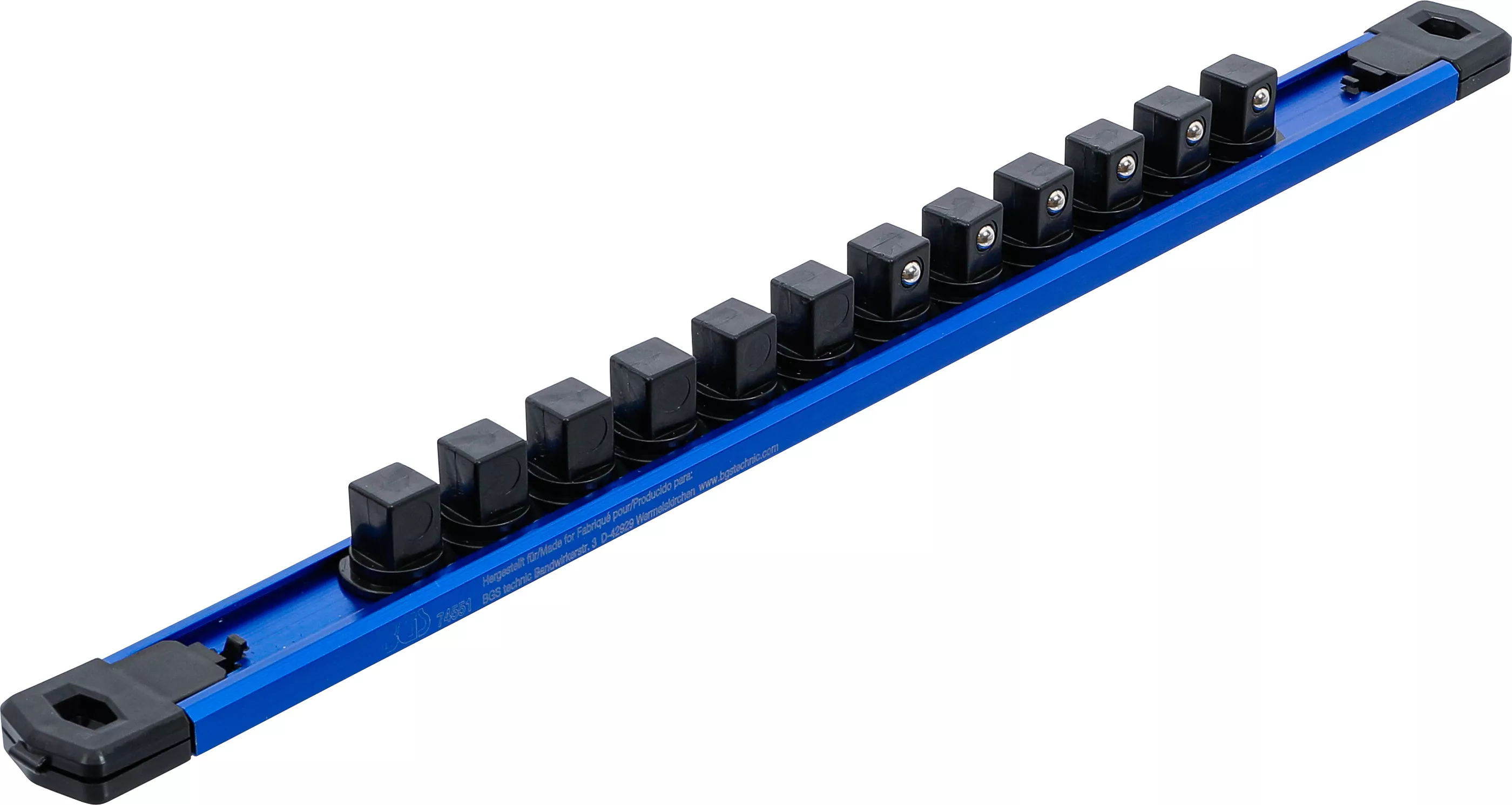 sina de pastrare pentru 12 chei tubulare atasabile | magnetica | pentru Antrenare 12,5 mm (1/2") [3]