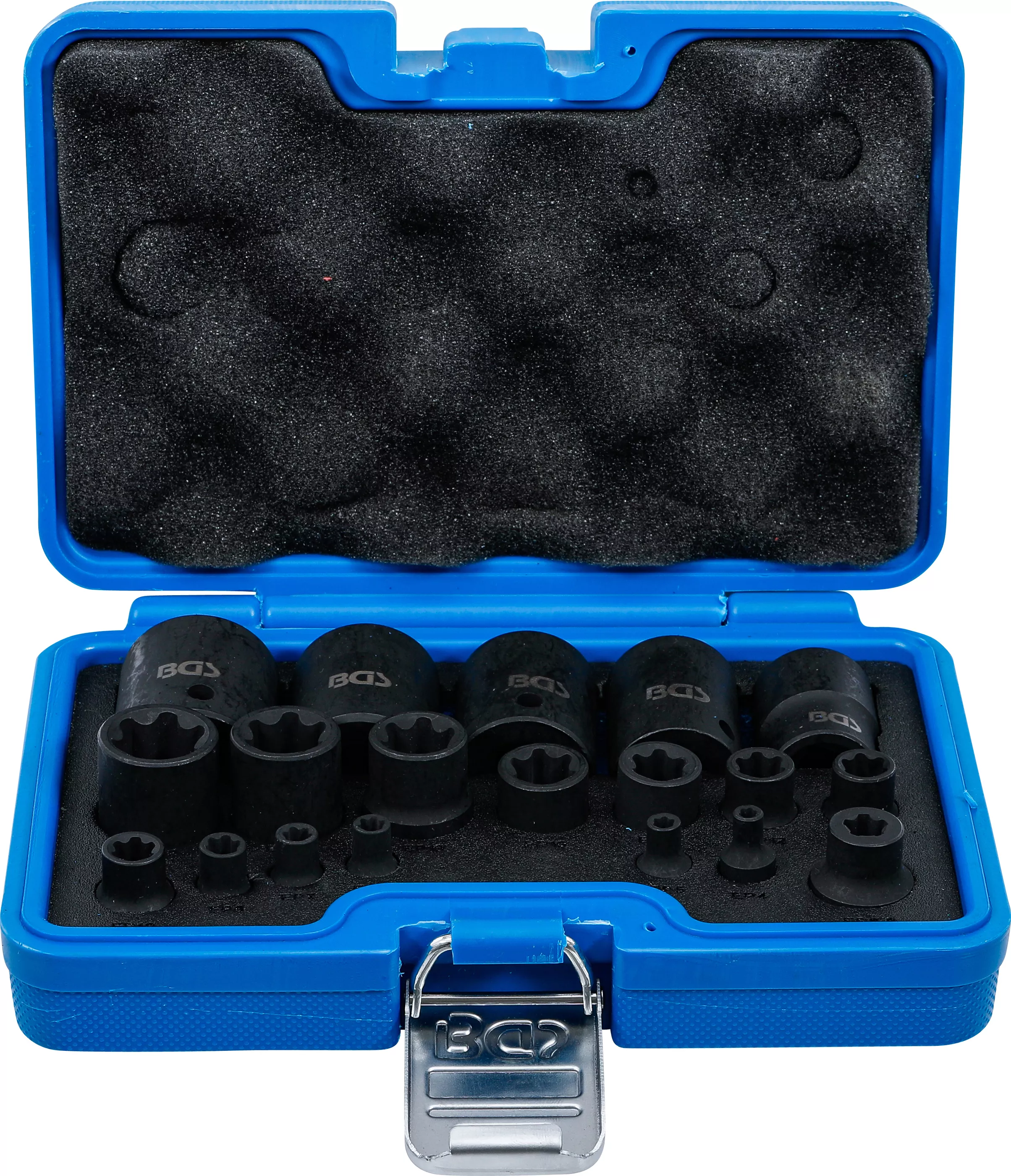 Set chei tubulare de impact | Profil E Plus | 6,3 mm (1/4") / 10 mm (3/8") / 12,5 mm (1/2") | EP4 - E32 | 19 piese [1]