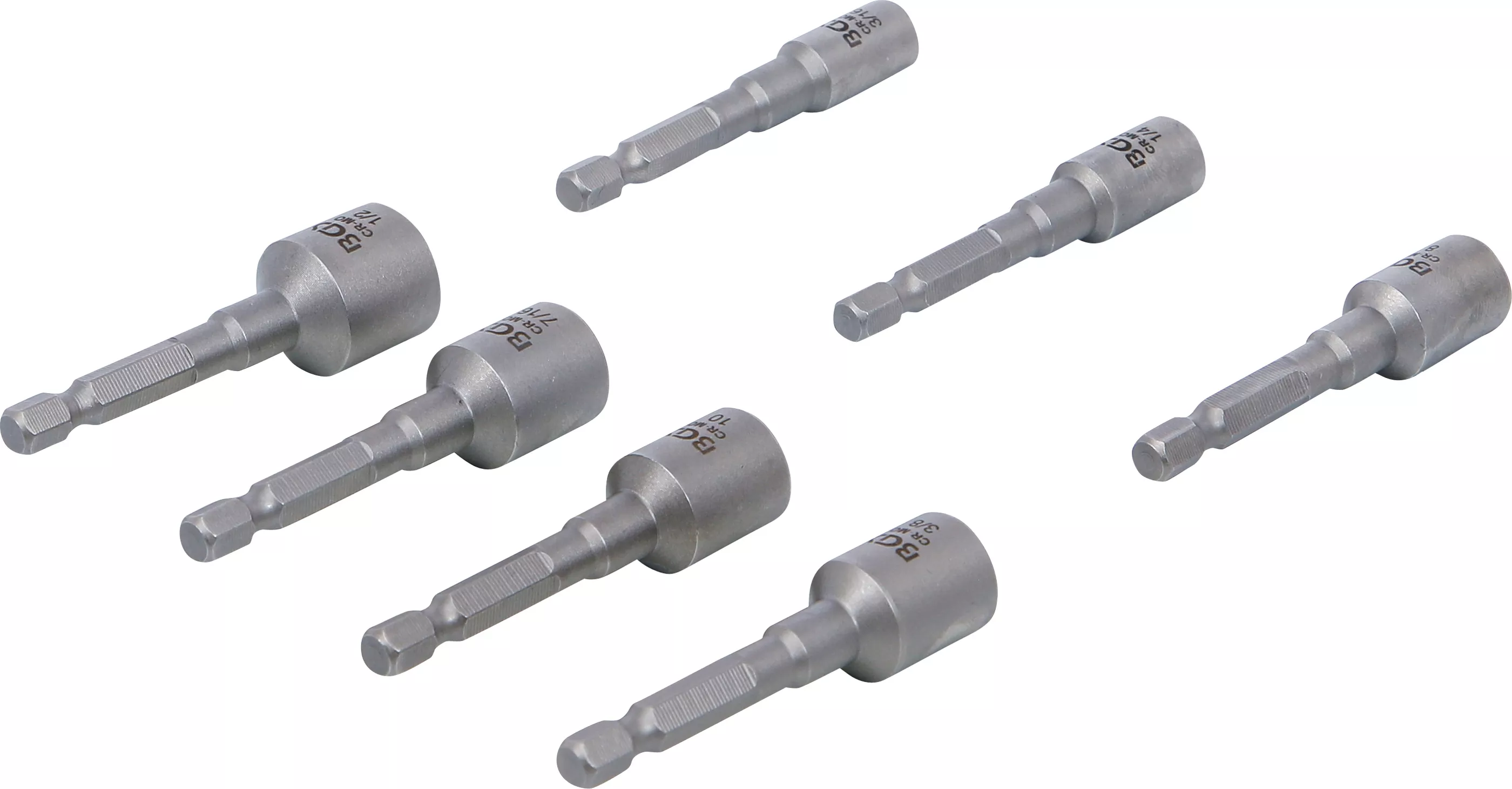 Set extragere pentru suruburi si piulite | antrenare hexagon exterior 6,3 mm (1/4") | pentru masini de gaurit | 7 piese [2]