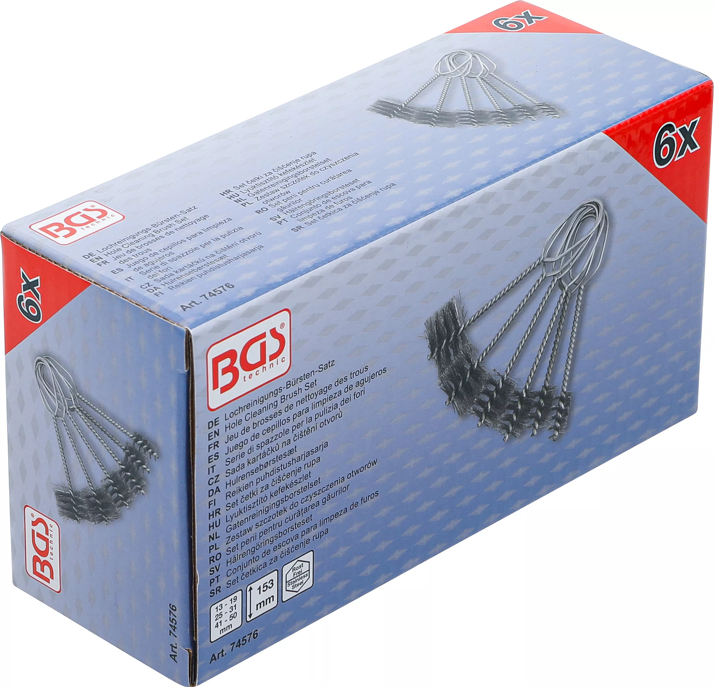 Set perii pentru curatarea gaurilor | 6 piese [6]