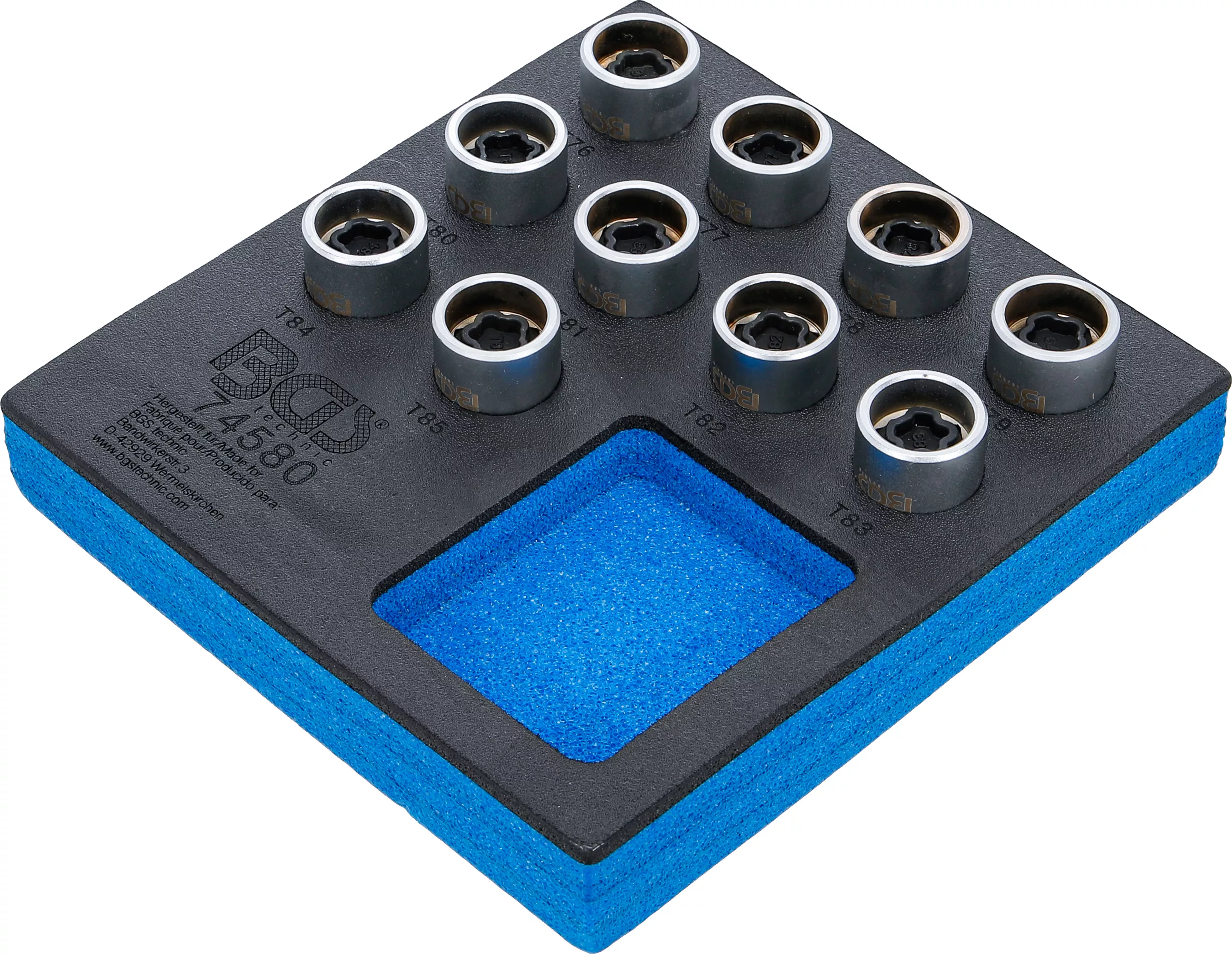 Suport organizator pentru carucior 1/6: Set chei desfacut antifurt pentru Tesla | 10 piese [2]