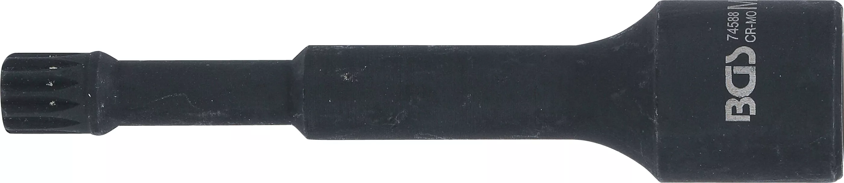 Cap bit special de impact | lungime 115 mm | 12,5 mm (1/2") | dantura interioara multipla (pentru XZN) M12 | pentru VAG [2]