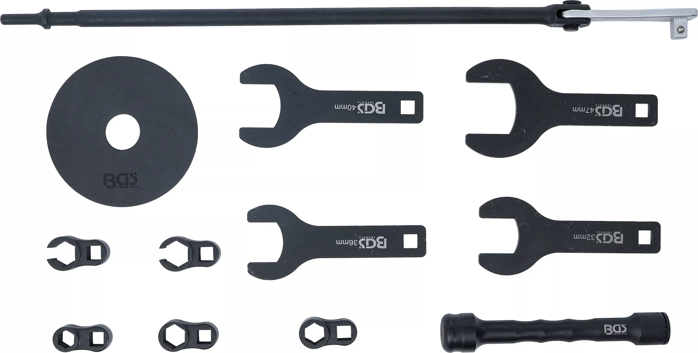 Set dispozitiv de desfacere prin impact cu forta | pentru ciocan pneumatic | 12 piese [6]