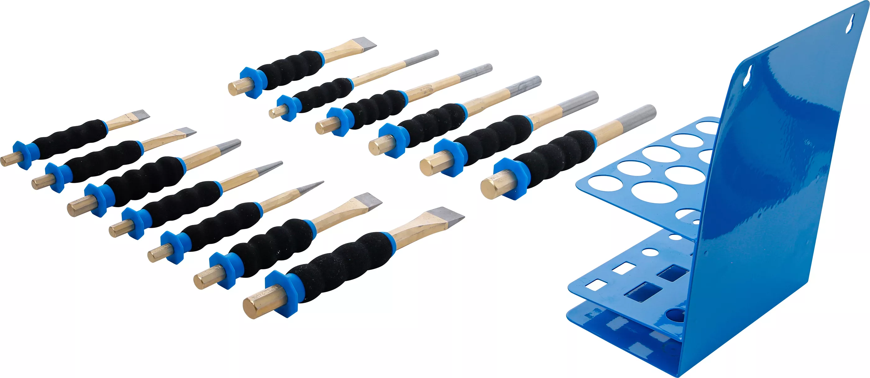 Set extractor splinturi / punctator/ dalta plata | cu protectie pentru maini | 13 piese [6]