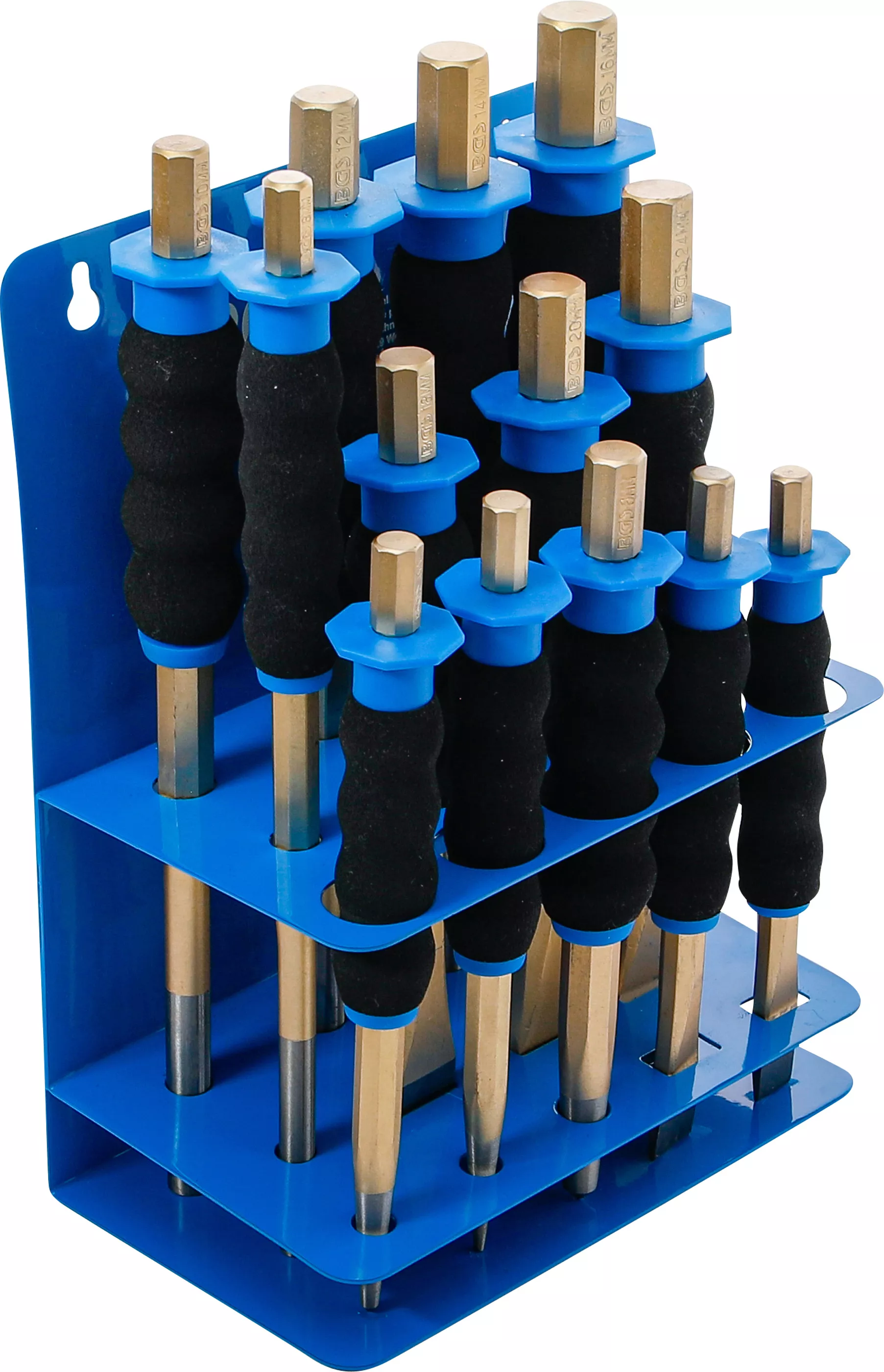 Dălţi / punctatoare / extractoare de şplinturi - Set extractor splinturi / punctator/ dalta plata | cu protectie pentru maini | 13 piese