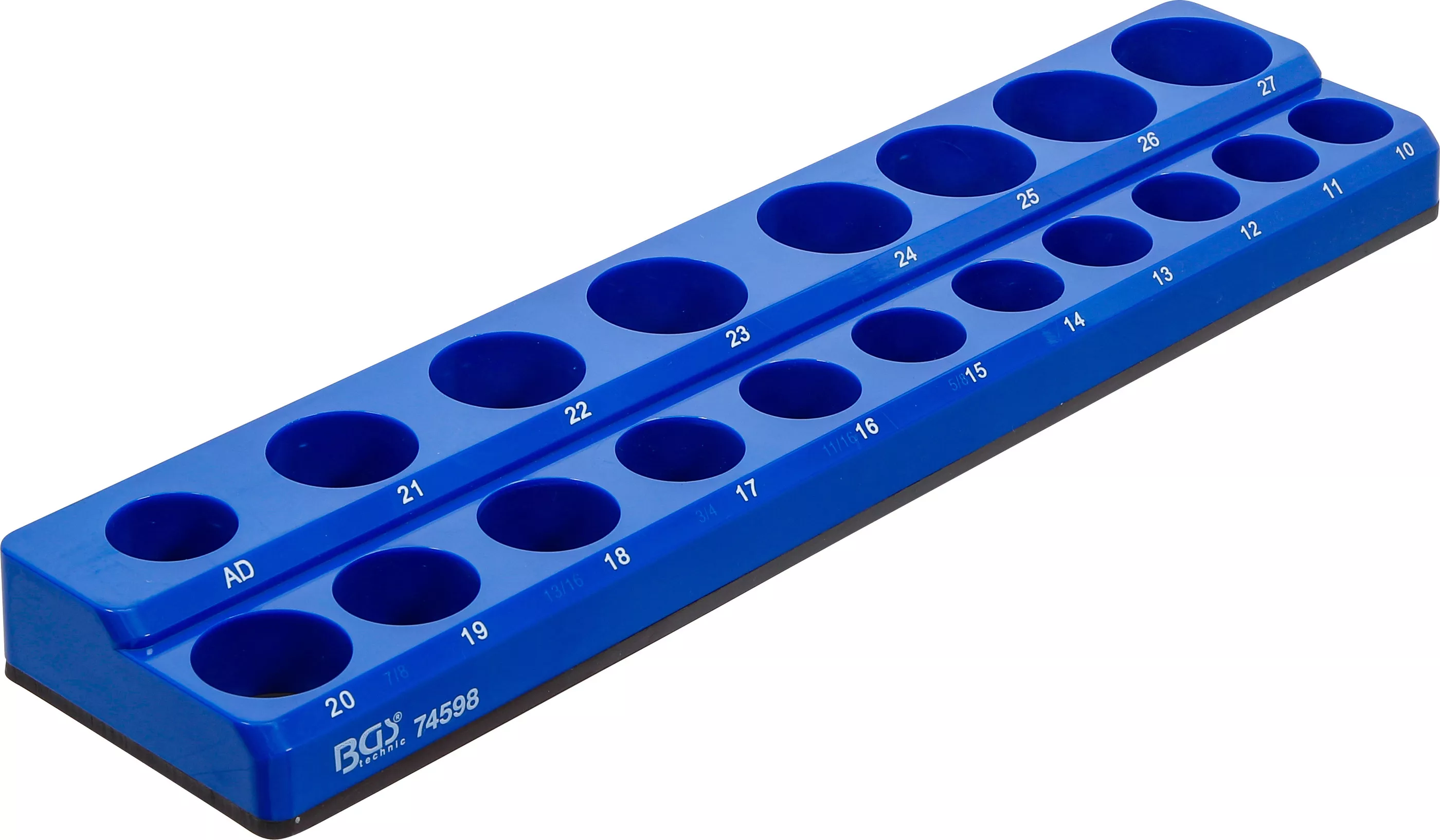Clicheţi, prelungitoare, adaptoare & accesorii - Suport din plastic pentru capete de chei tubulare | magnetici | 12,5 mm (1/2")