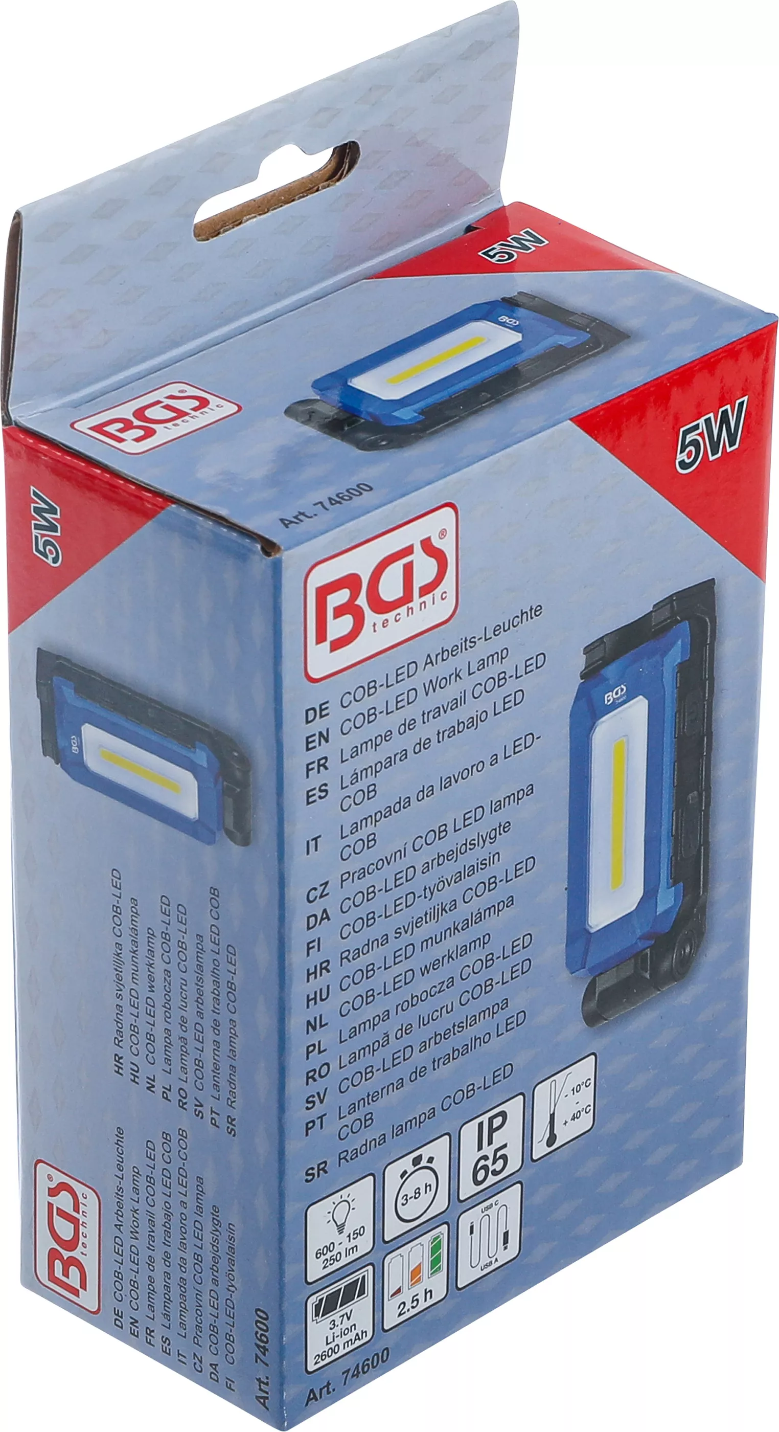 Lampa de lucru COB-LED | rabatabila [10]
