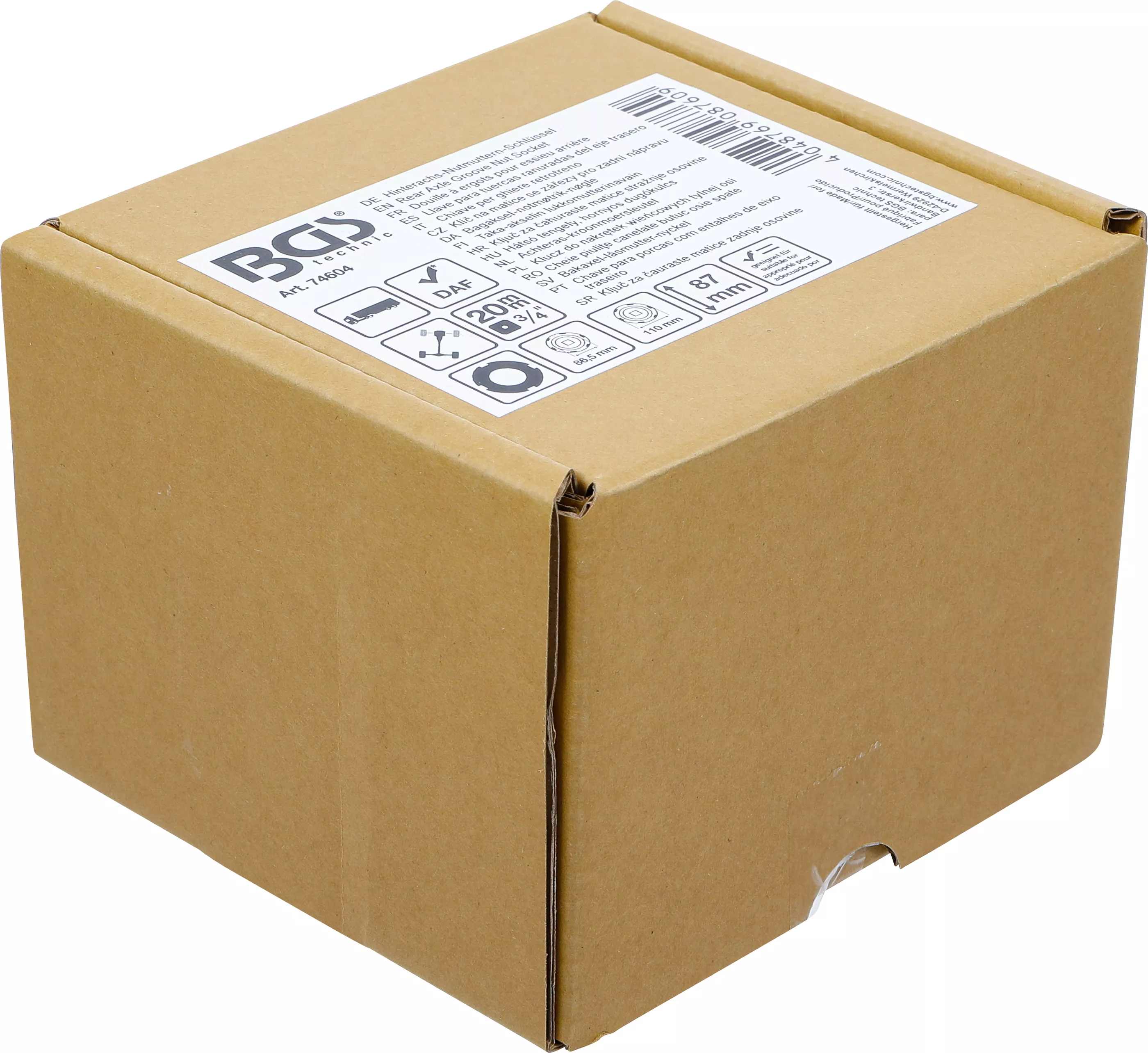 Cheie piulite butuc osie spate | fus amplasat interior | pentru DAF (LF 45) 12T [4]
