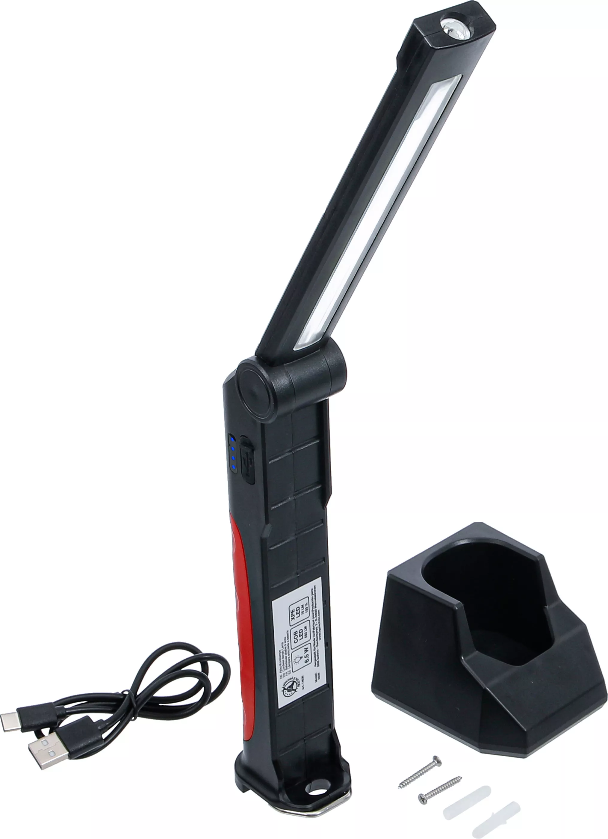 Necesar de atelier - Lampa in unghi | COB-LED | 6,5 W | cu statie de incarcare