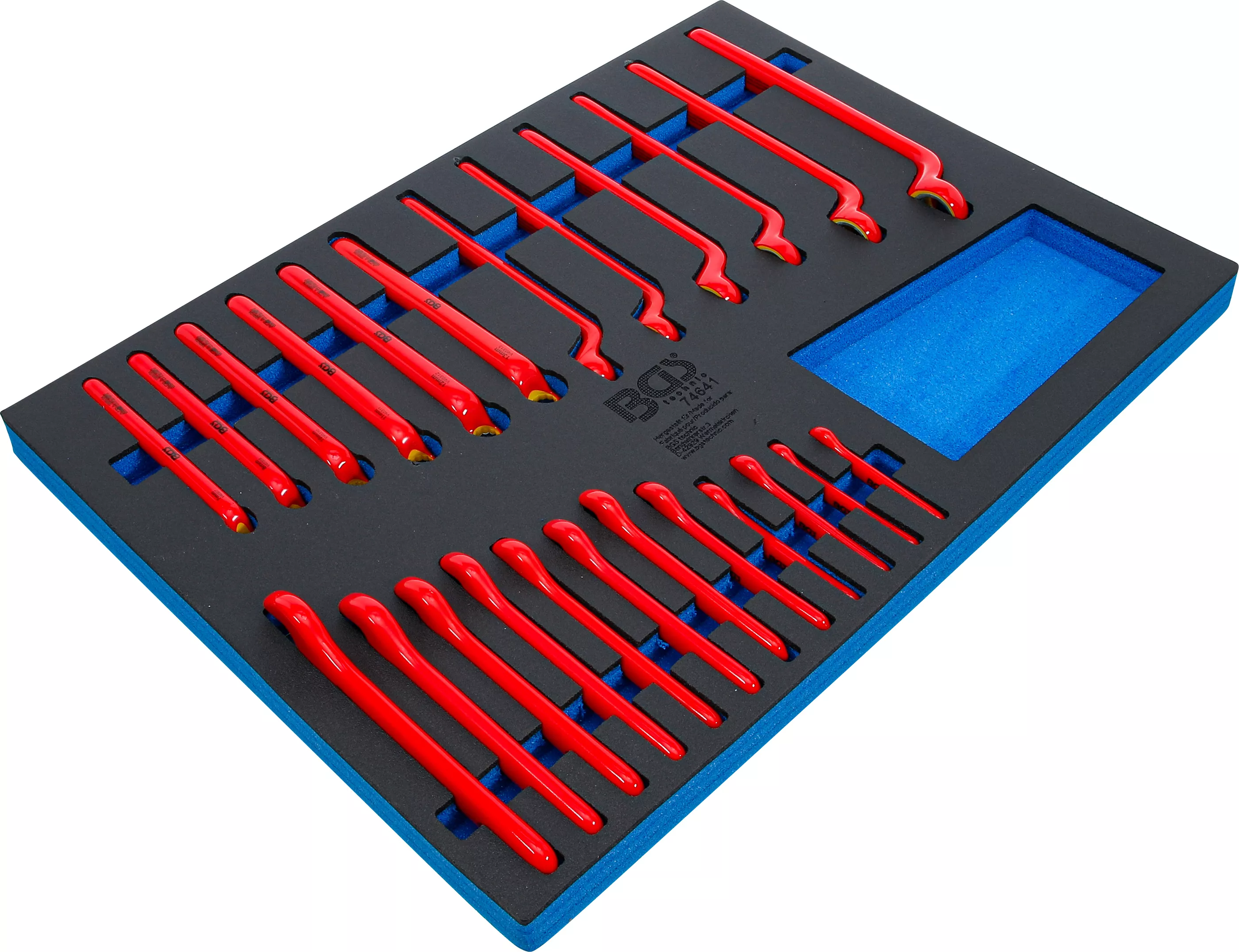 Suport organizator pentru carucior 3/3: Set de chei inelare VDE si chei fixe VDE | 24 piese [2]