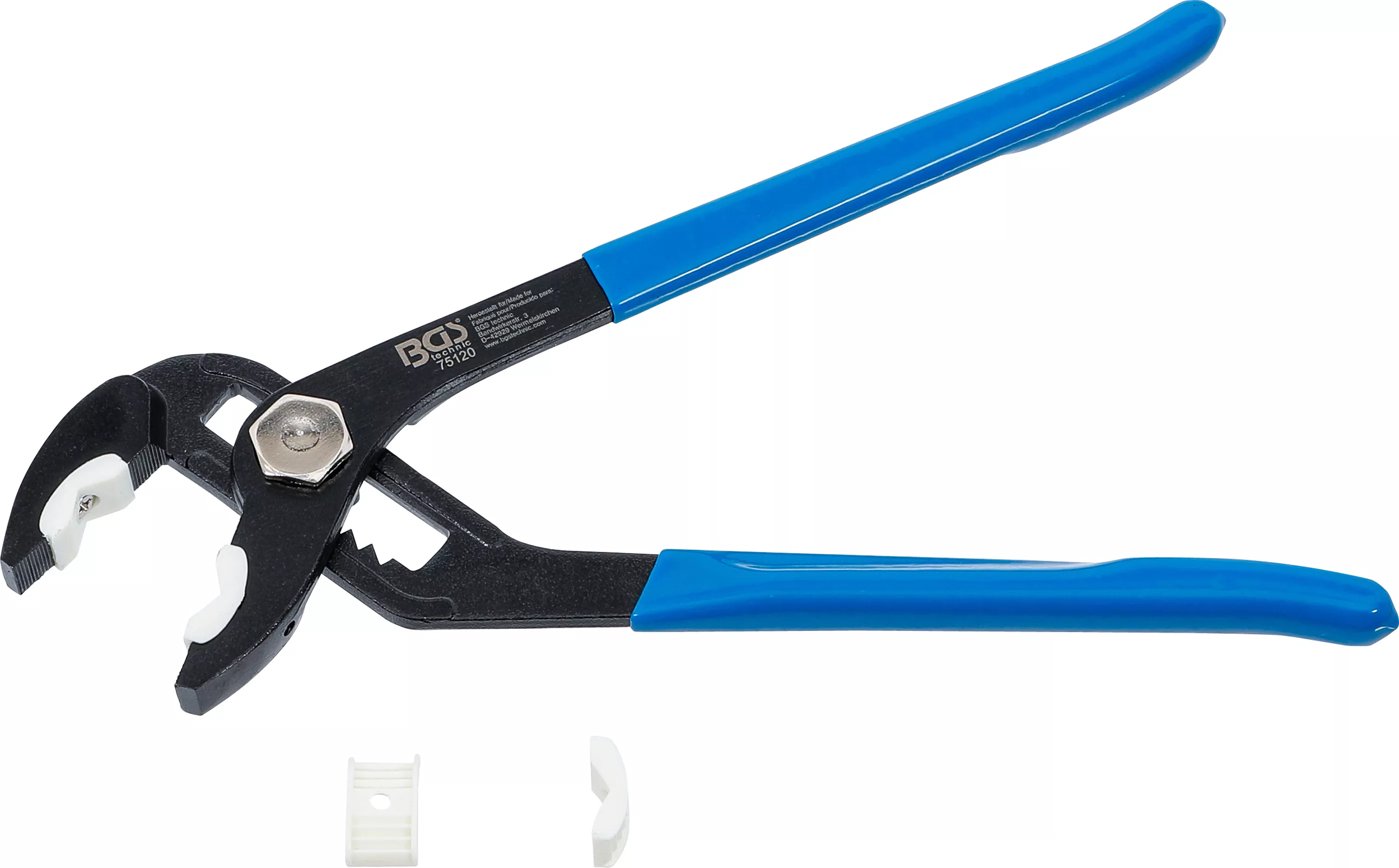 Instalaţii sanitare - Cleste papagal / Cleste conectoare | bacuri plastifiate | 250 mm