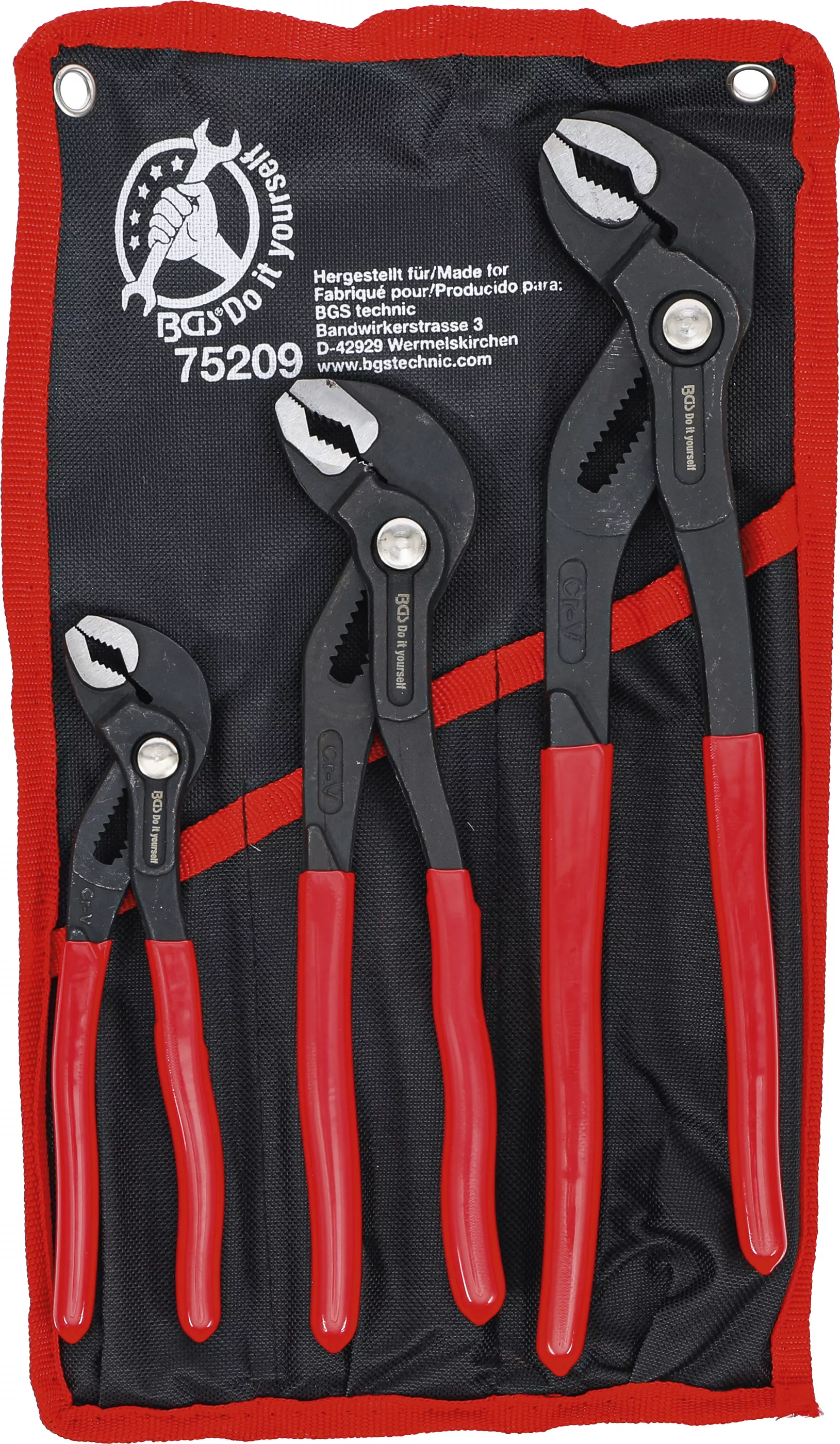 Unelte de mână - Set clesti instalator | 175 / 240 / 300 mm | 3 piese