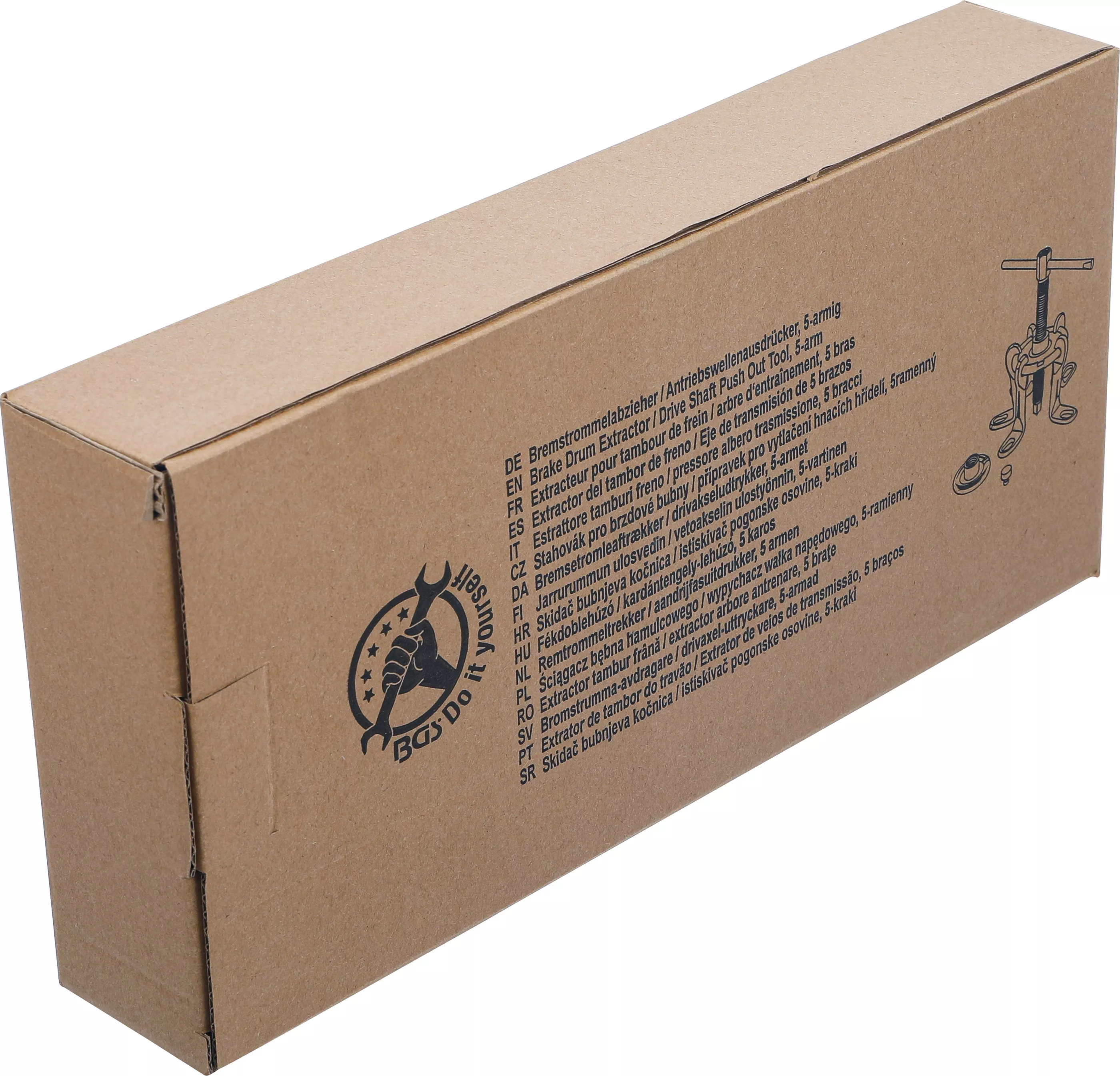 Extractor tambur frana / extractor arbore antrenare, 5 brate | universal [7]