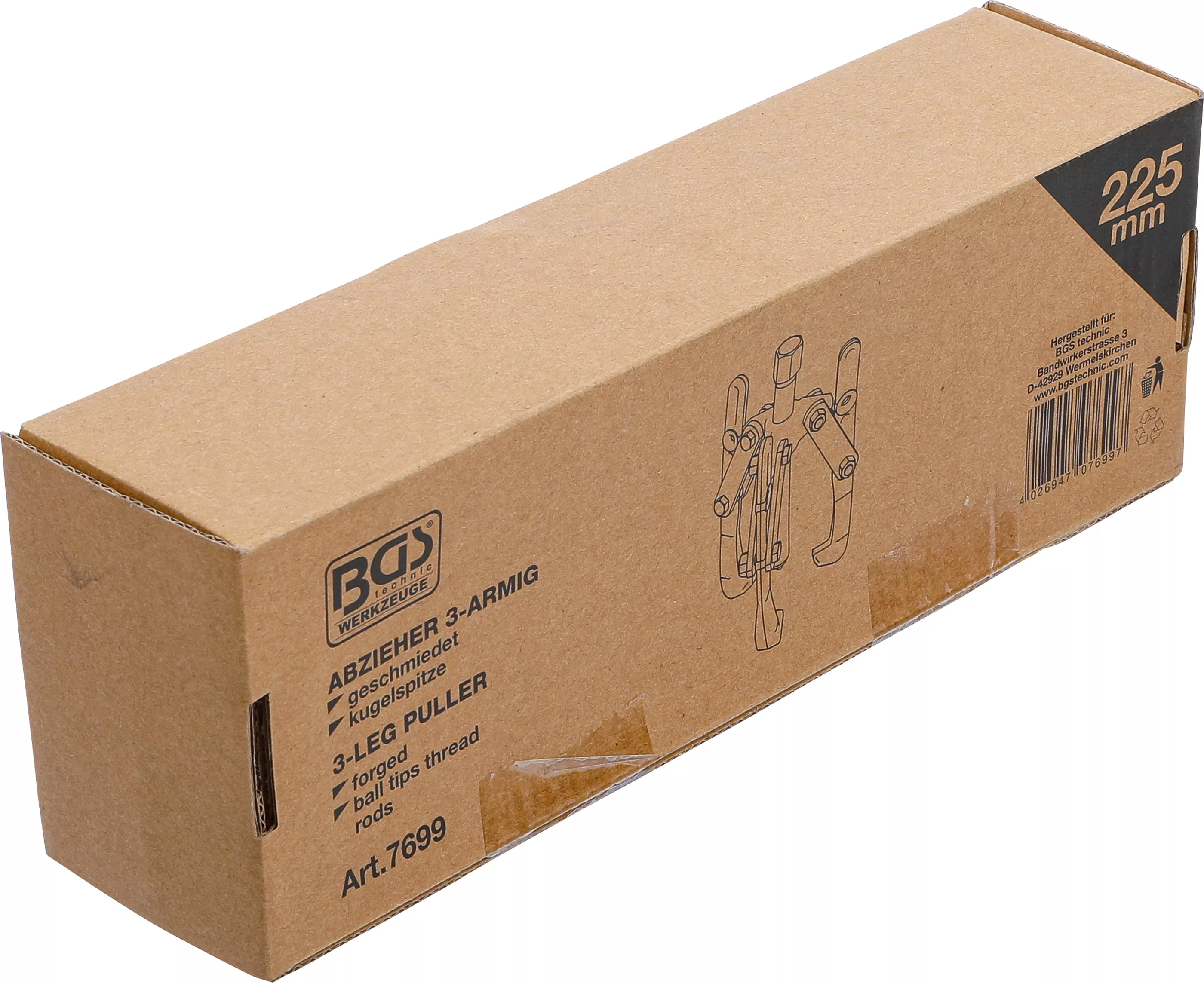 Extractor exterior/interior, cu 3 brate | 40 - 210 mm [4]
