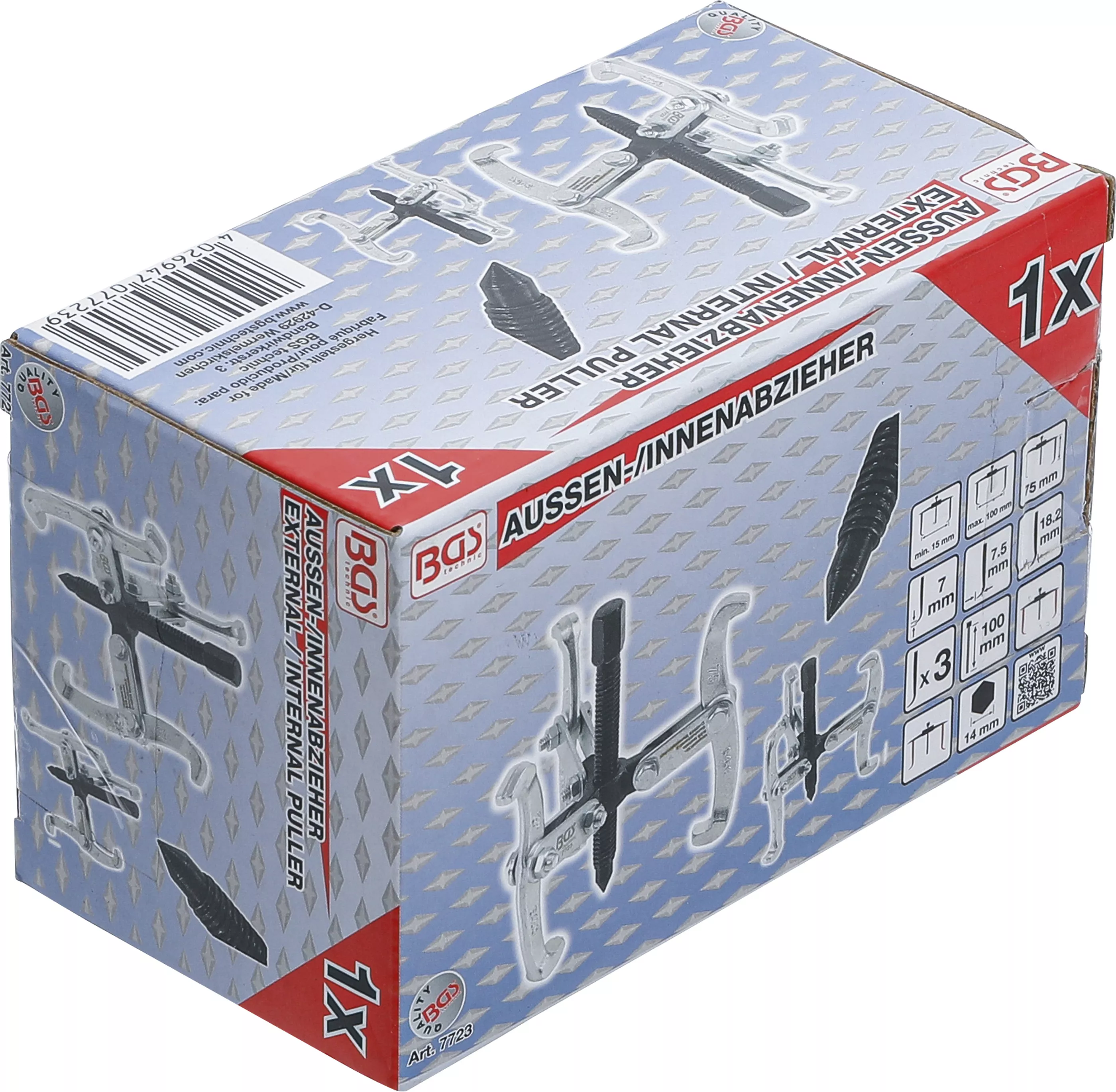 Extractor exterior/interior, cu 3 brate | 15 - 100 mm [4]