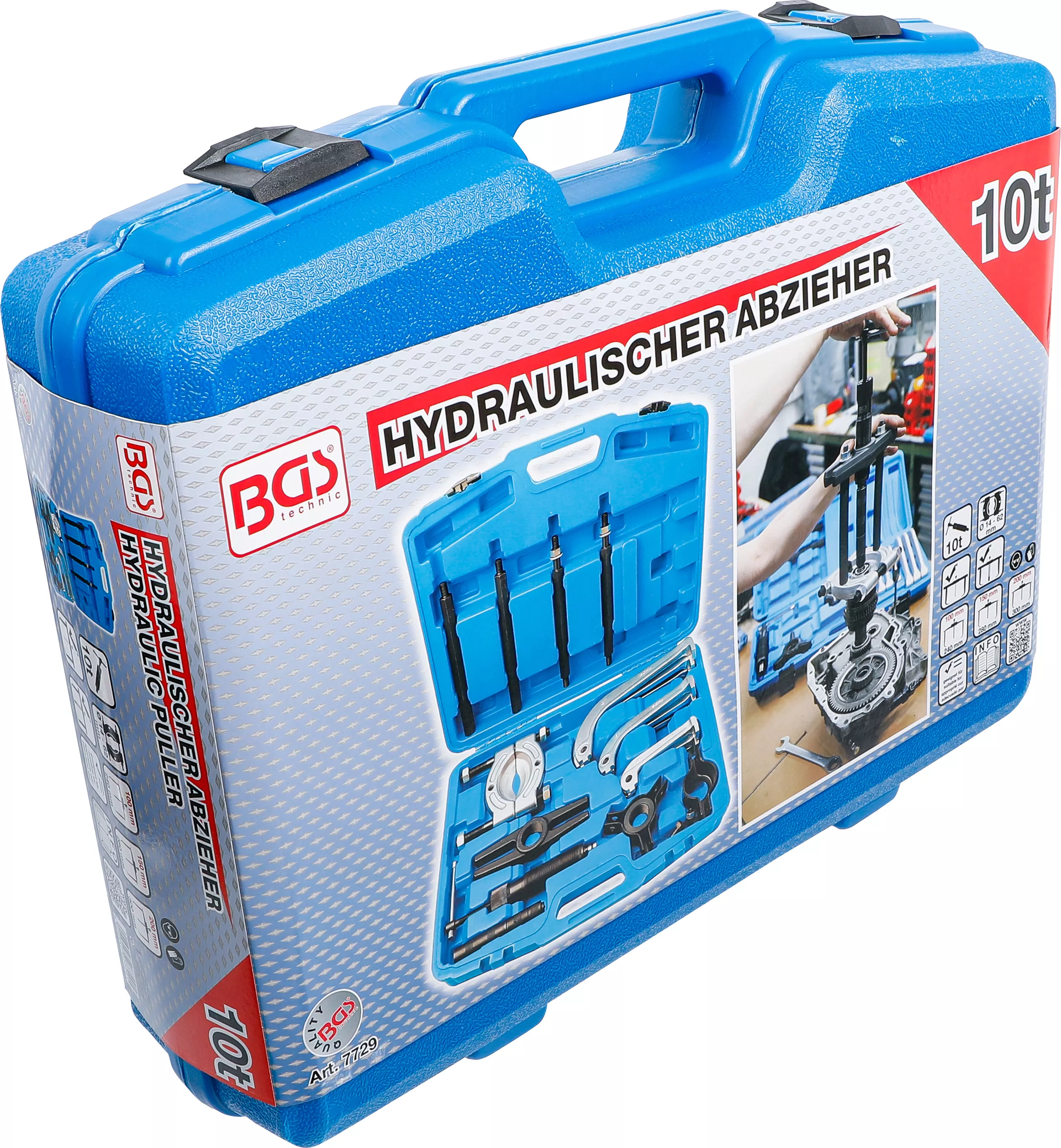 Set extractor hidraulic | 10 t | 25 piese [10]