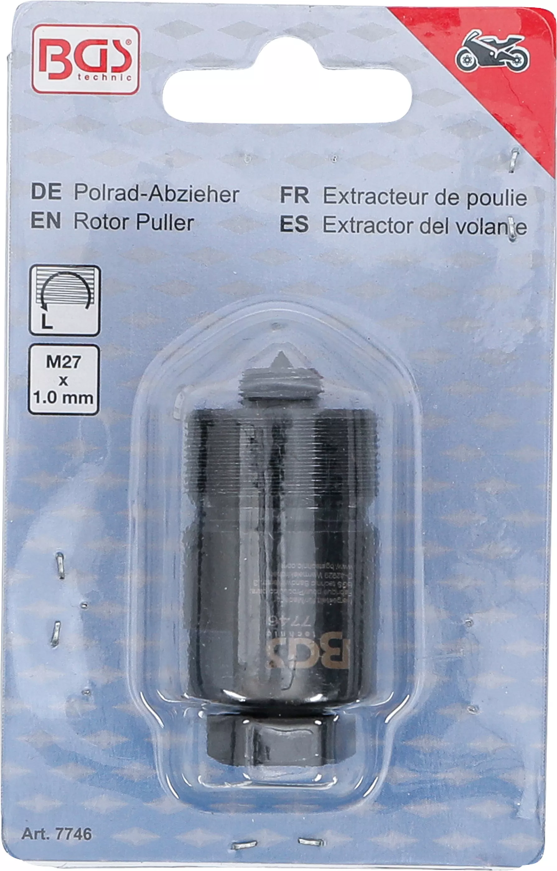 Extractor roata polara | M27 x 1,0 mm [5]