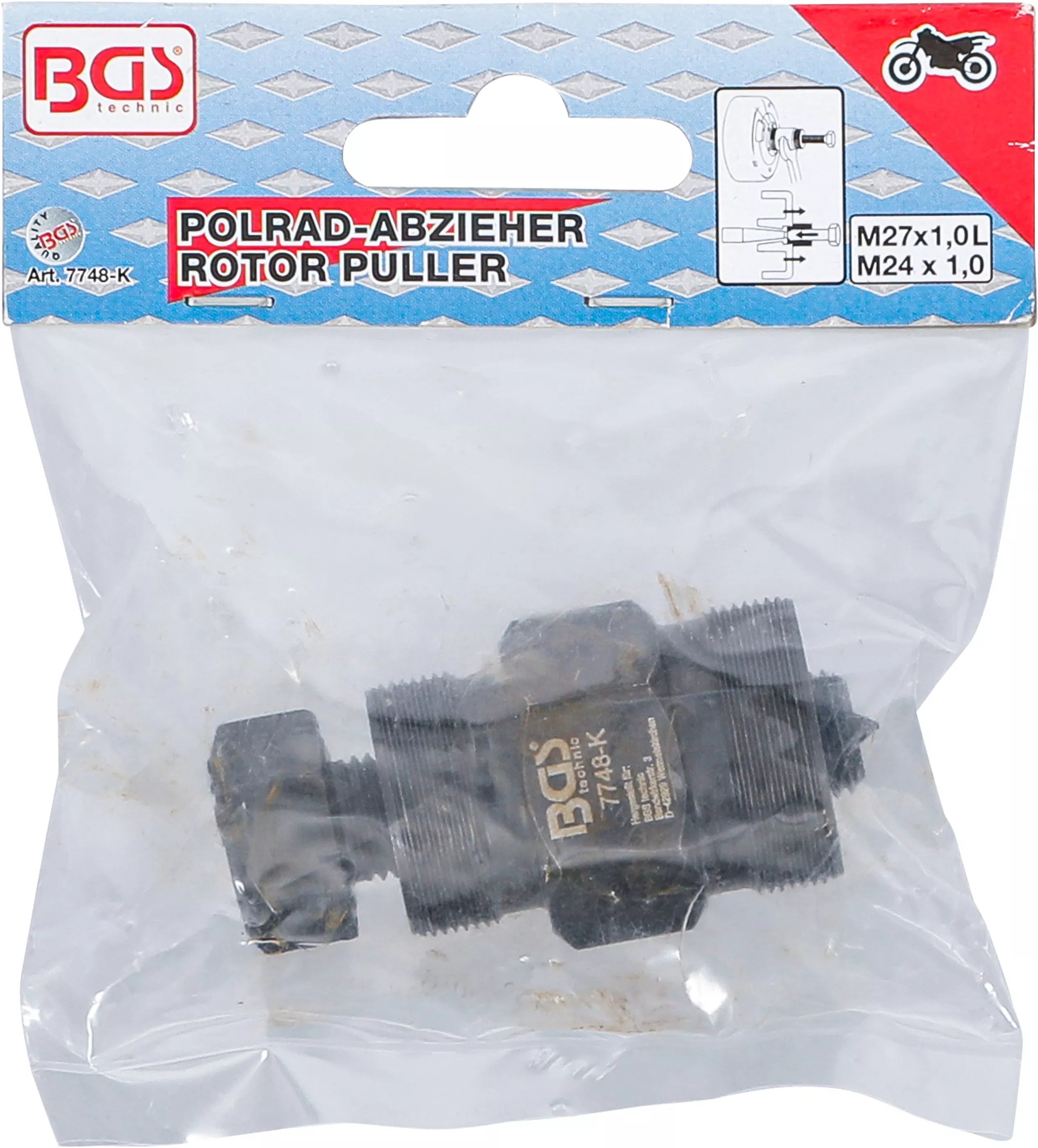 Extractor roata polara | M27 x 1,0 - M24 x 1,0 mm [5]