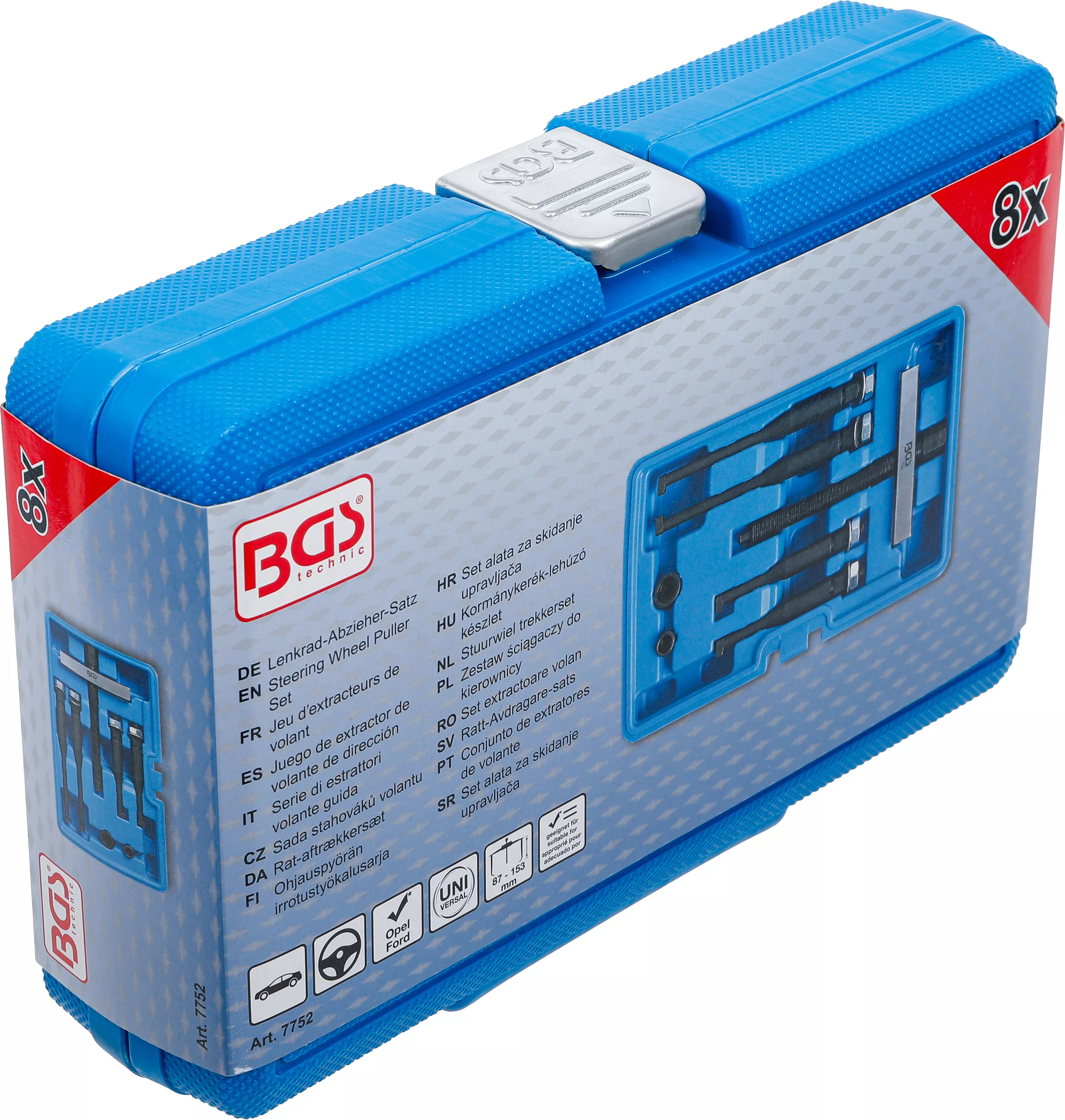 Set extractoare volan | 87 + 153 mm | 8 piese [6]