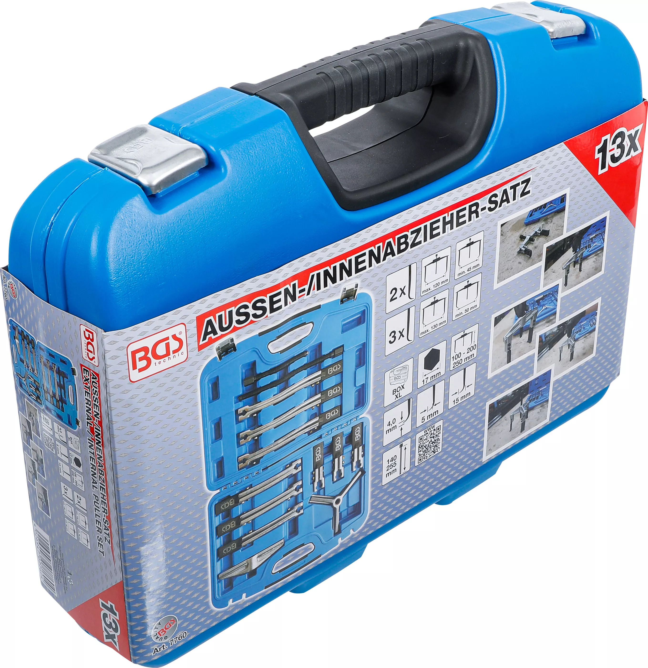 Set extractoare exterioare/interioare, cu 2 si 3 brate | 13 piese [10]