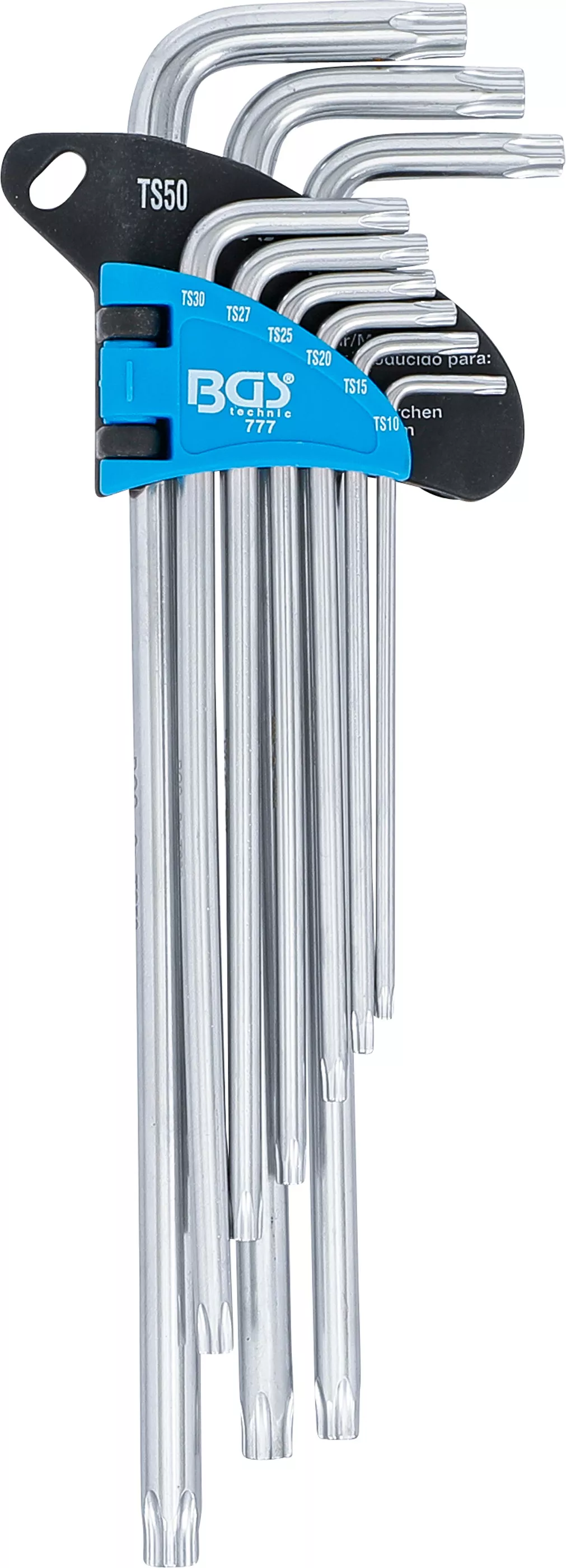Set chei tip L | extra lungi | Profil TS (pentru Torx Plus) TS10 - TS50 | 9 piese [2]