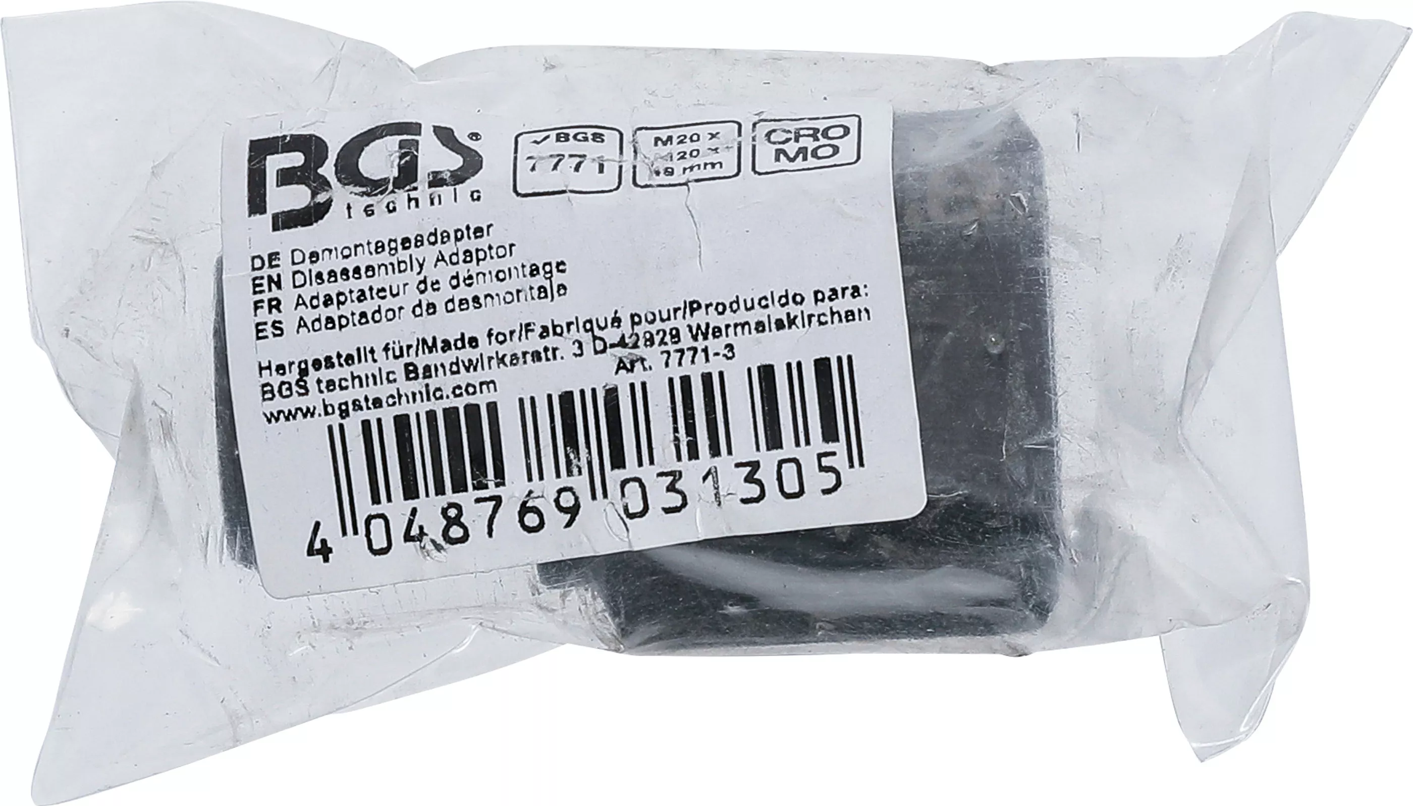 Adaptor demontare din BGS 7771 | M20 x M20 x 49 mm [3]