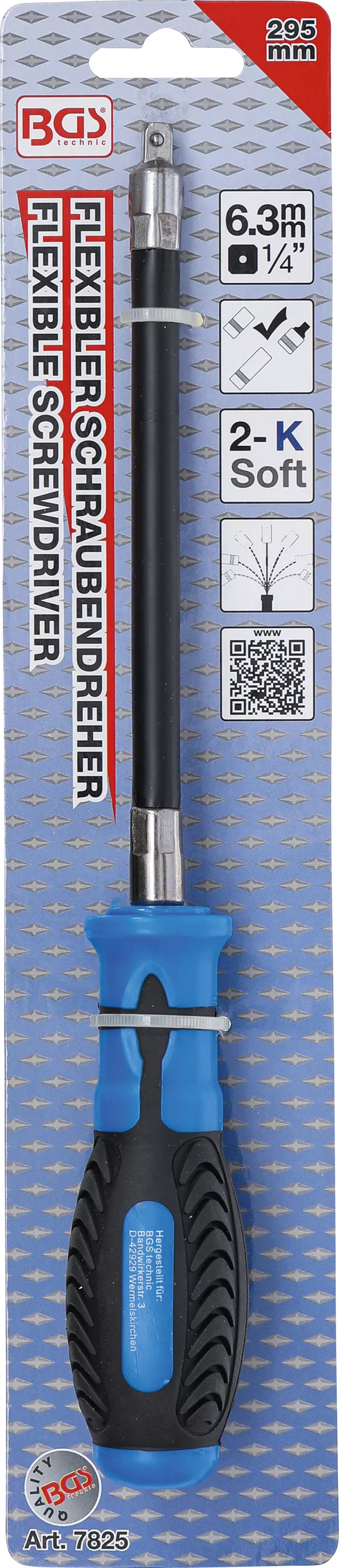 surubelnita cu maner rotund flexibil | Patrat exterior 6,3 mm (1/4") [3]
