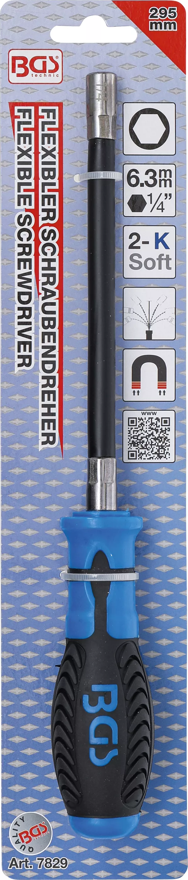 surubelnita biti pentru biti cu ax flexibil | Antrenat prin hexagon interior 6,3 mm (1/4") [3]