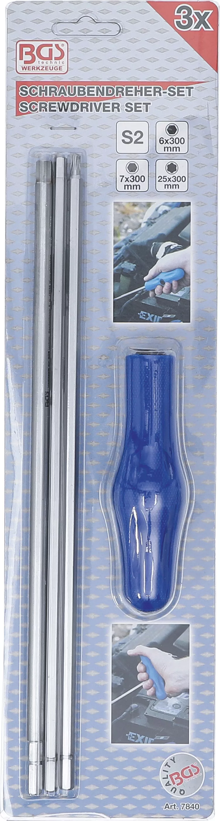 Set surubelnite speciale | Profil T (pentru Torx) | hexagon interior | 4 piese [3]
