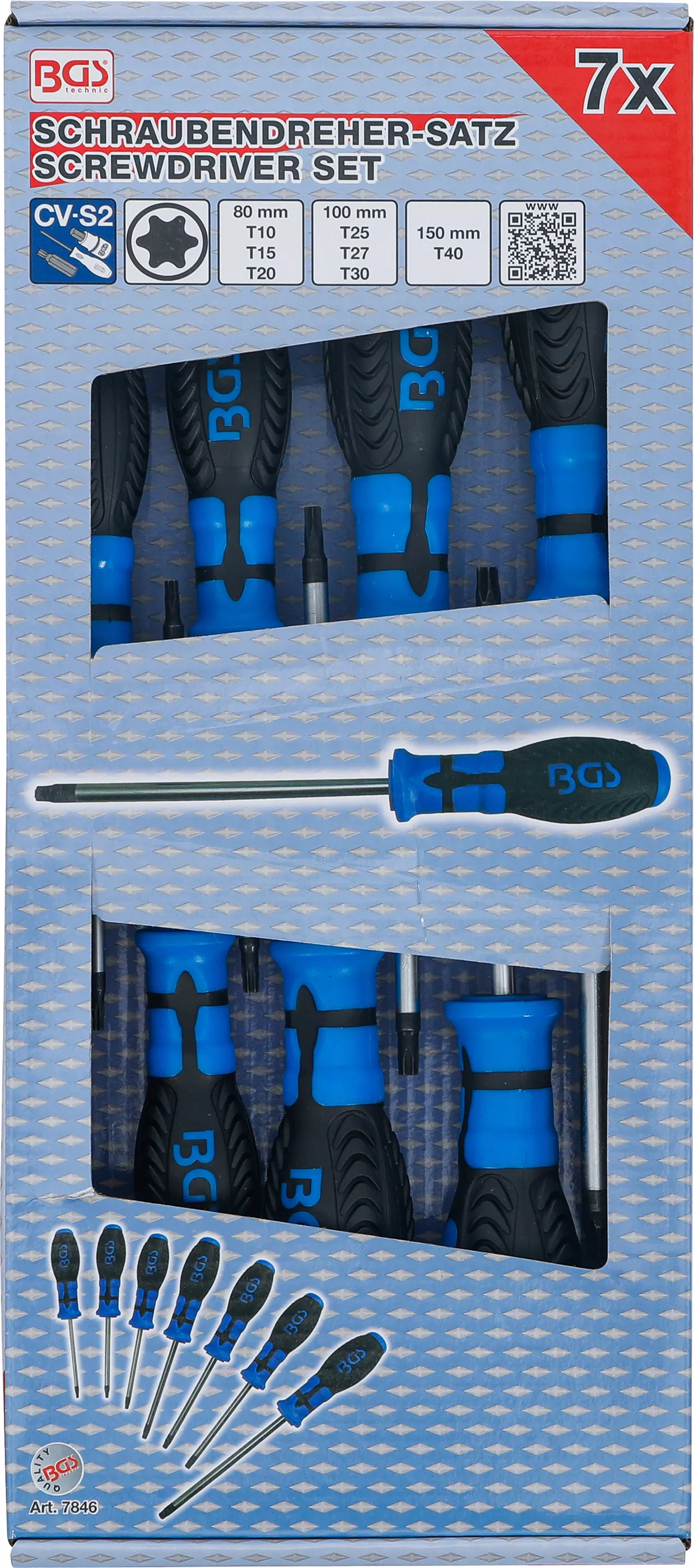 Set surubelnite | Profil T (pentru Torx) | T10 - T40 | 7 piese [4]