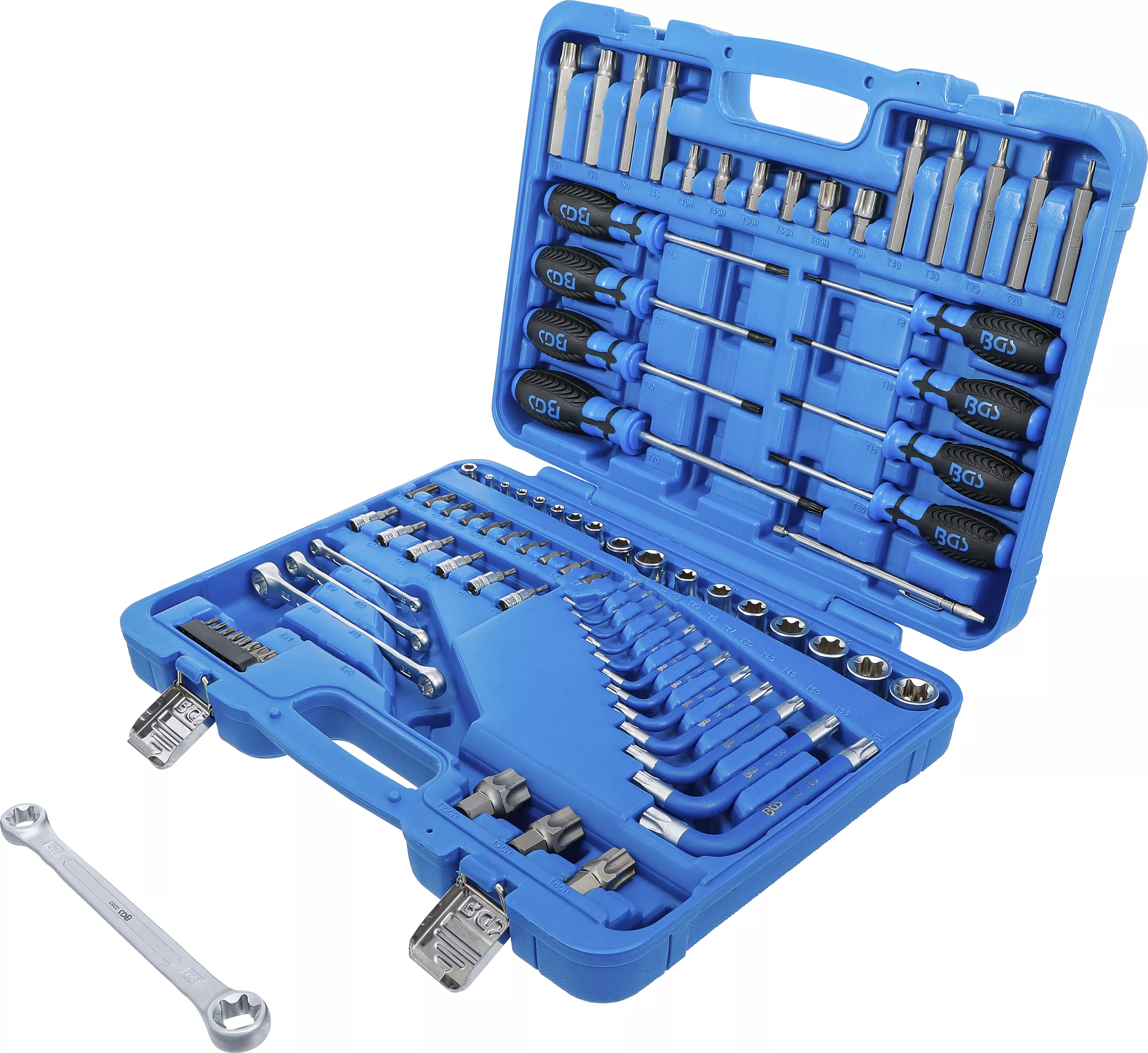 Sortiment unelte | 6,3 mm (1/4") + 12,5 mm (1/2") | Profil E / Profil T (pentru Torx) | 84 piese [6]