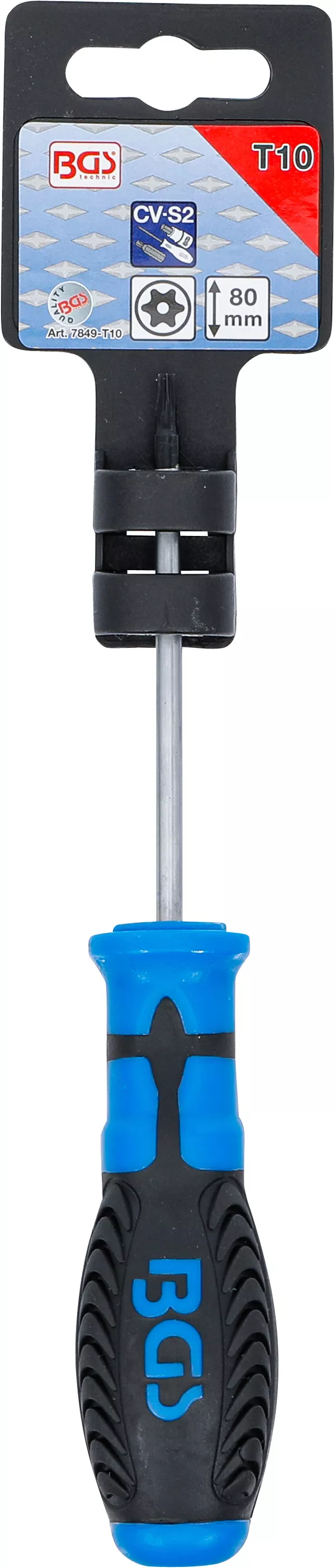 surubelnita | Profil T (pentru Torx) cu gaura T10 | Lungime lama 80 mm [3]