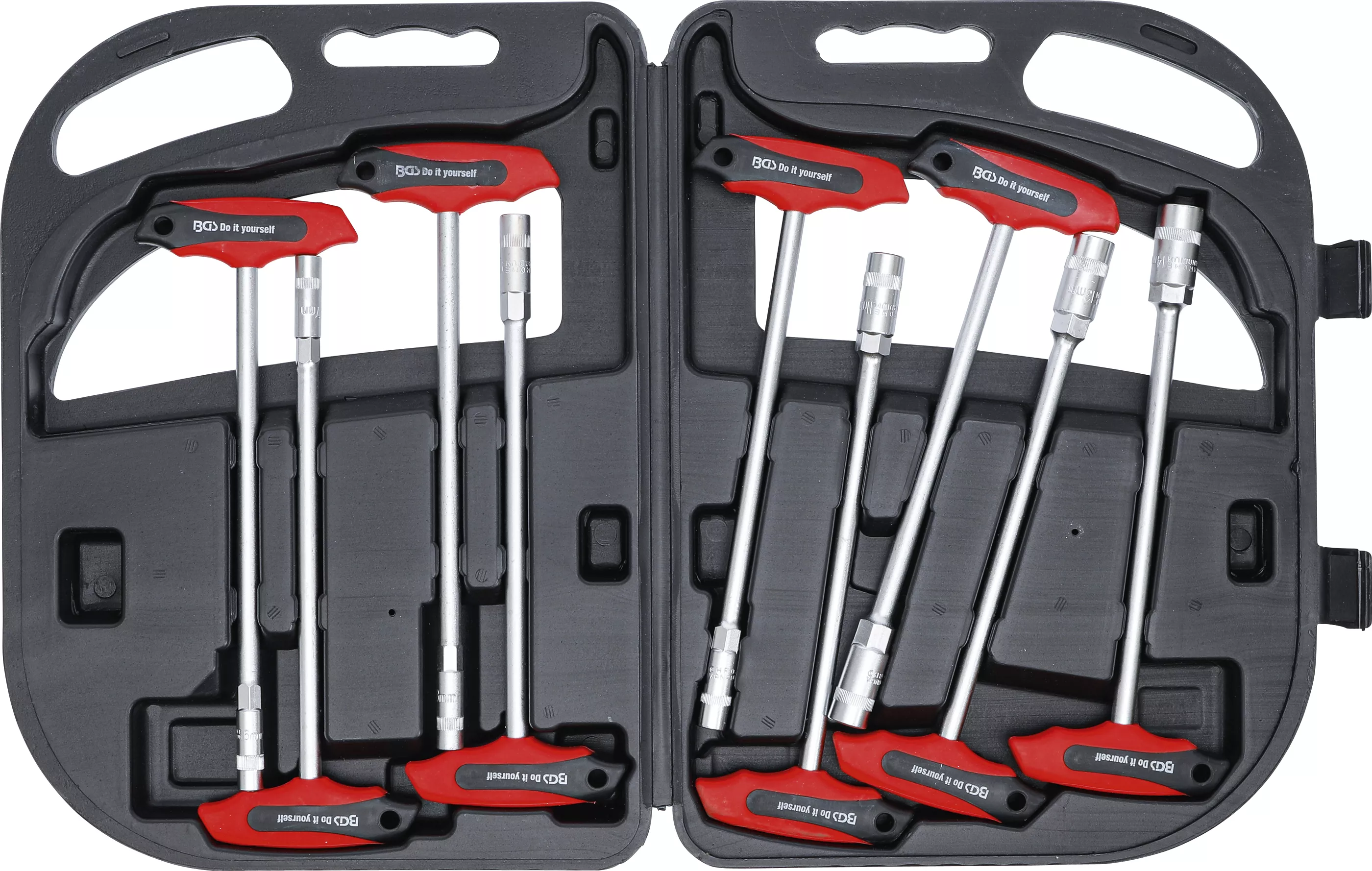 Set chei tubulare cu maner T | 6 - 14 mm | 9 piese [1]
