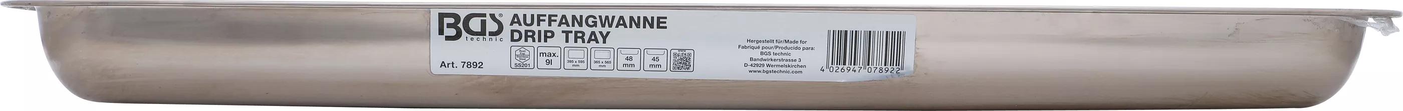 Vas de colectare | Inox | 600 x 400 mm | 9 l [4]