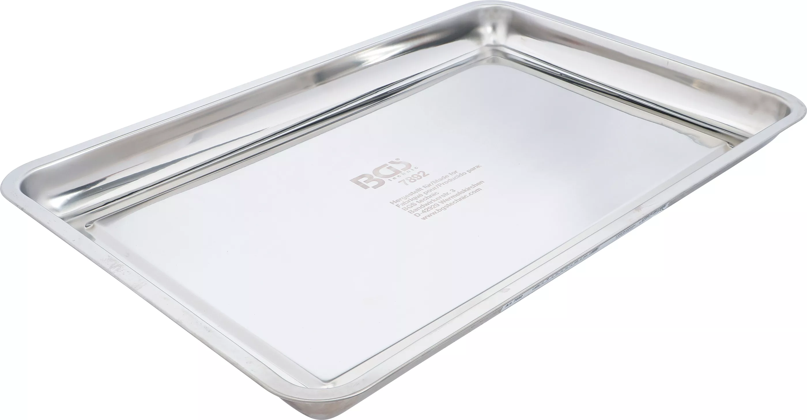 Cărucior atelier şi accesorii - Vas de colectare | Inox | 600 x 400 mm | 9 l