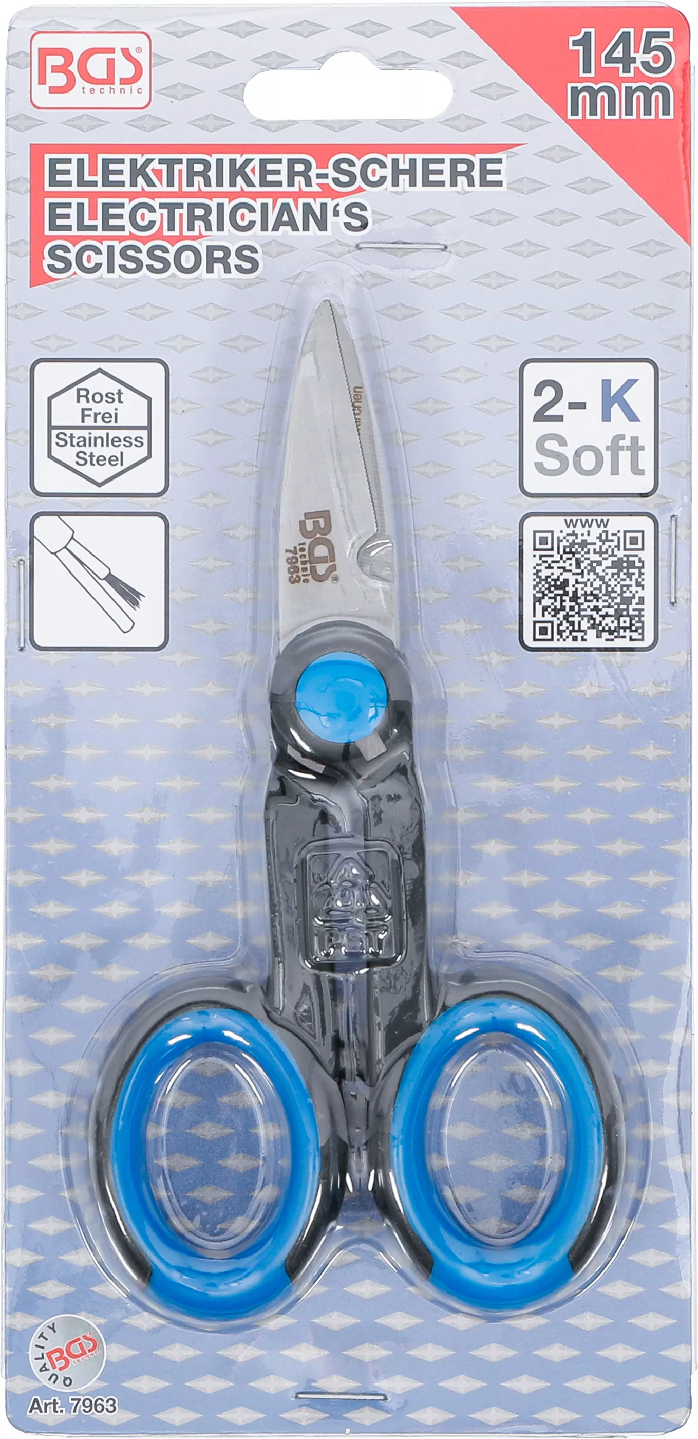 Foarfeca electrician | INOX | 145 mm [4]