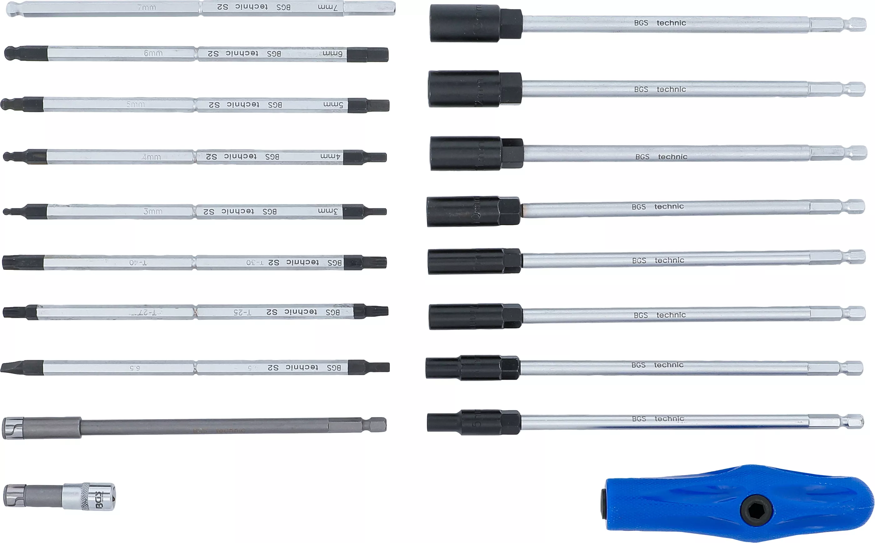 Set surubelnite speciale cu maner T si capete chei | 19 piese [6]