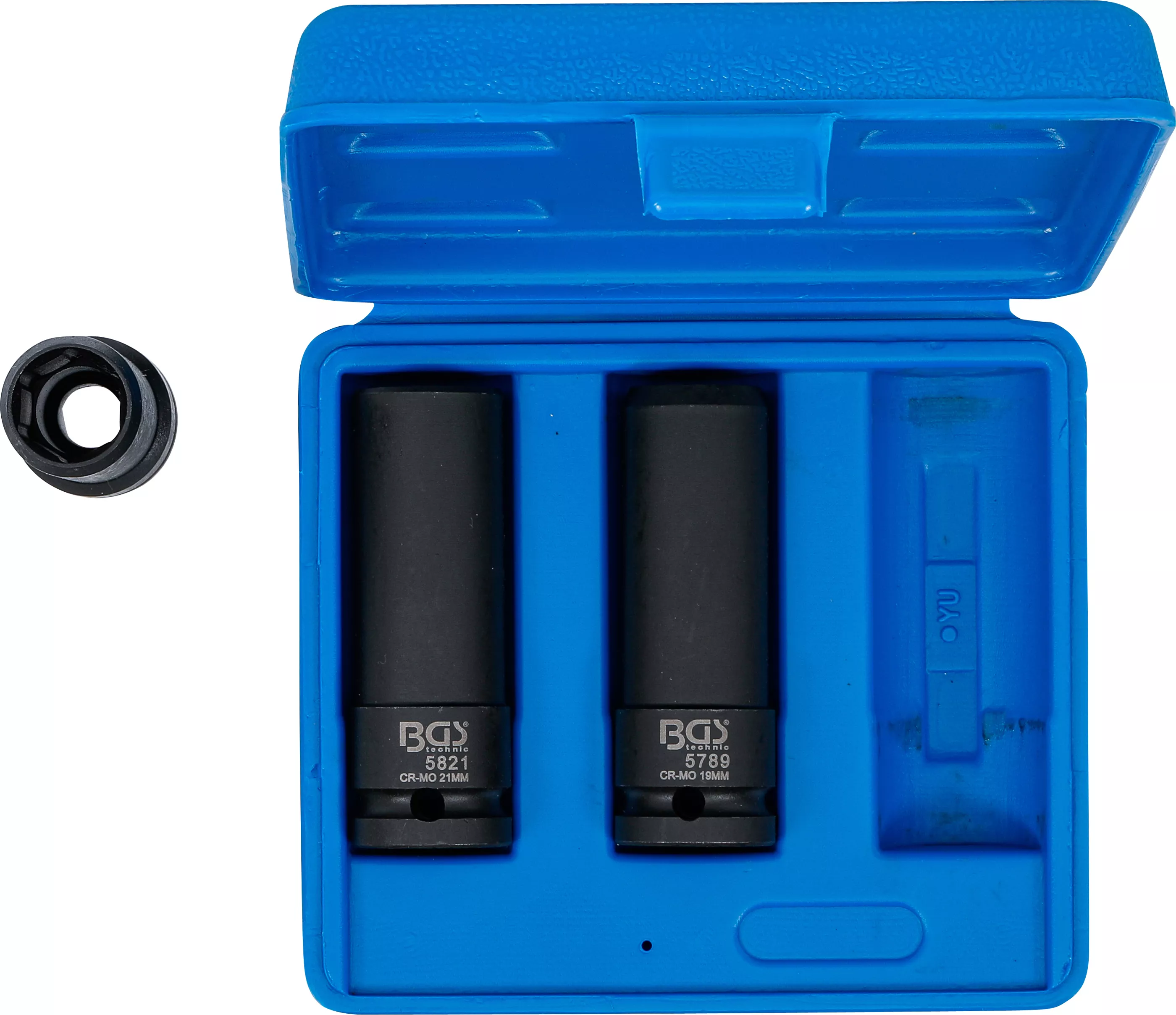 Set capete chei tubulare speciale de impact | 12,5 mm (1/2") | 17 / 19 / 21 mm | 3 piese [6]