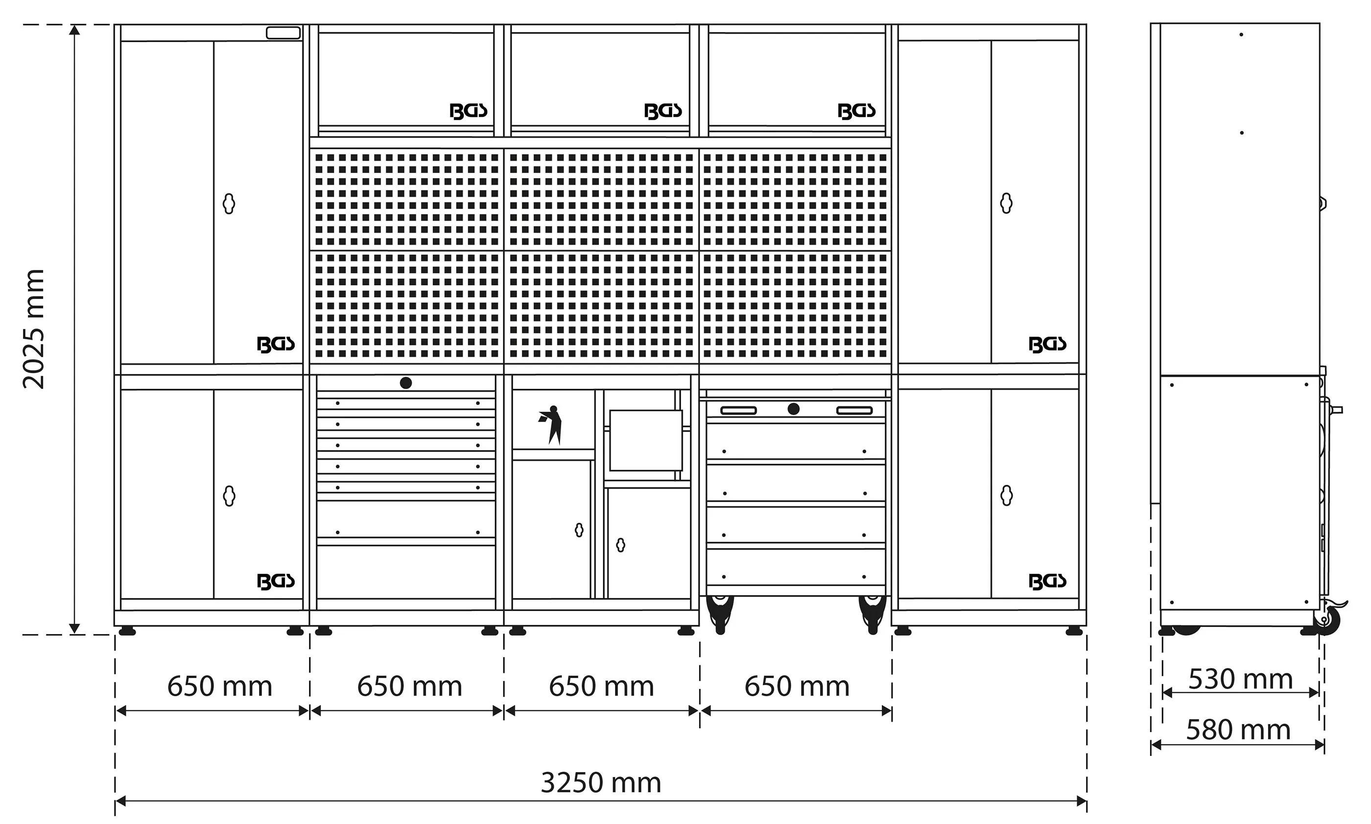 Sistem de unitati de perete | Flex | lemn | 5 module [6]