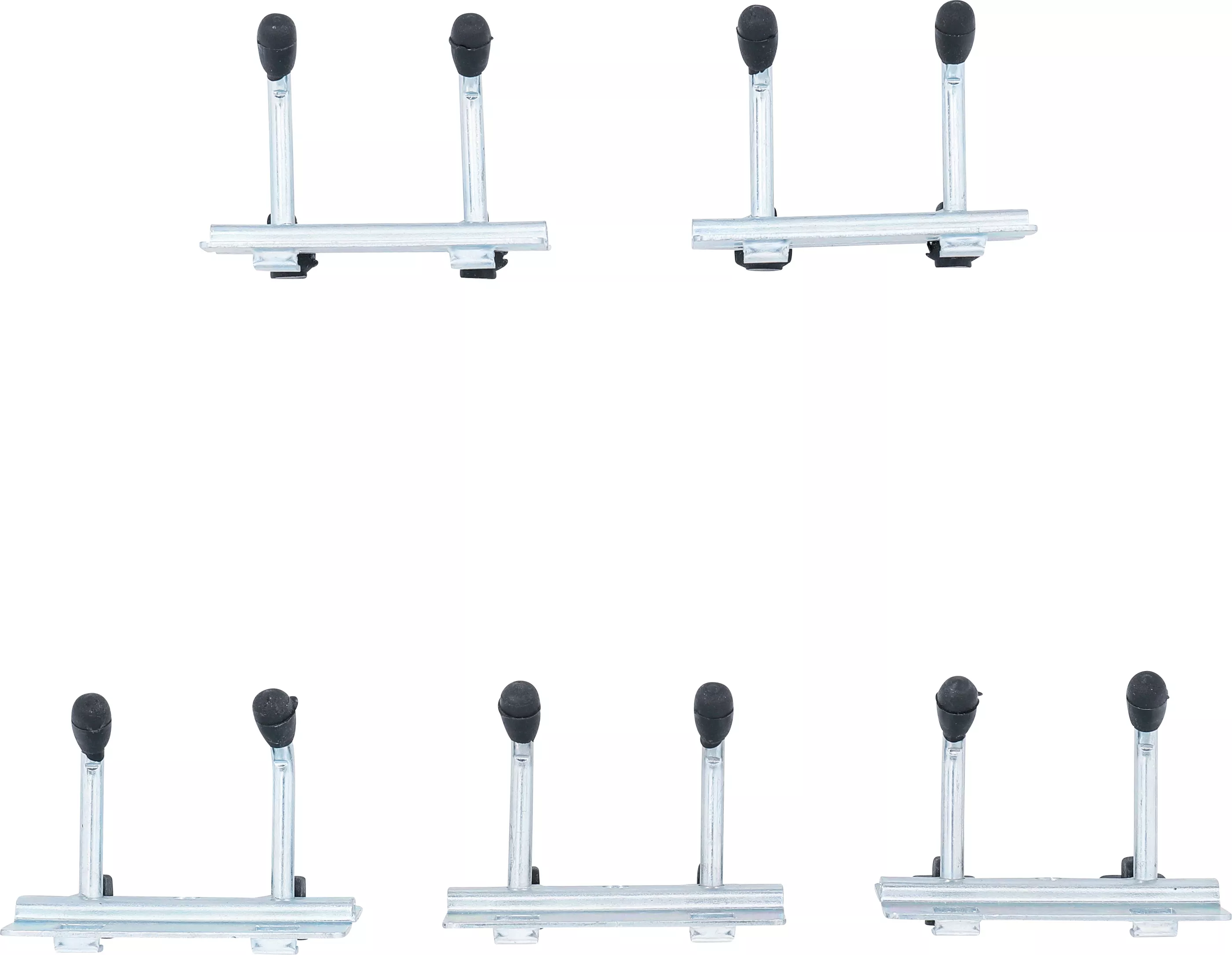 Set carlige duble | 40 mm | pentru sistem dulapuri de perete | 5 piese [4]