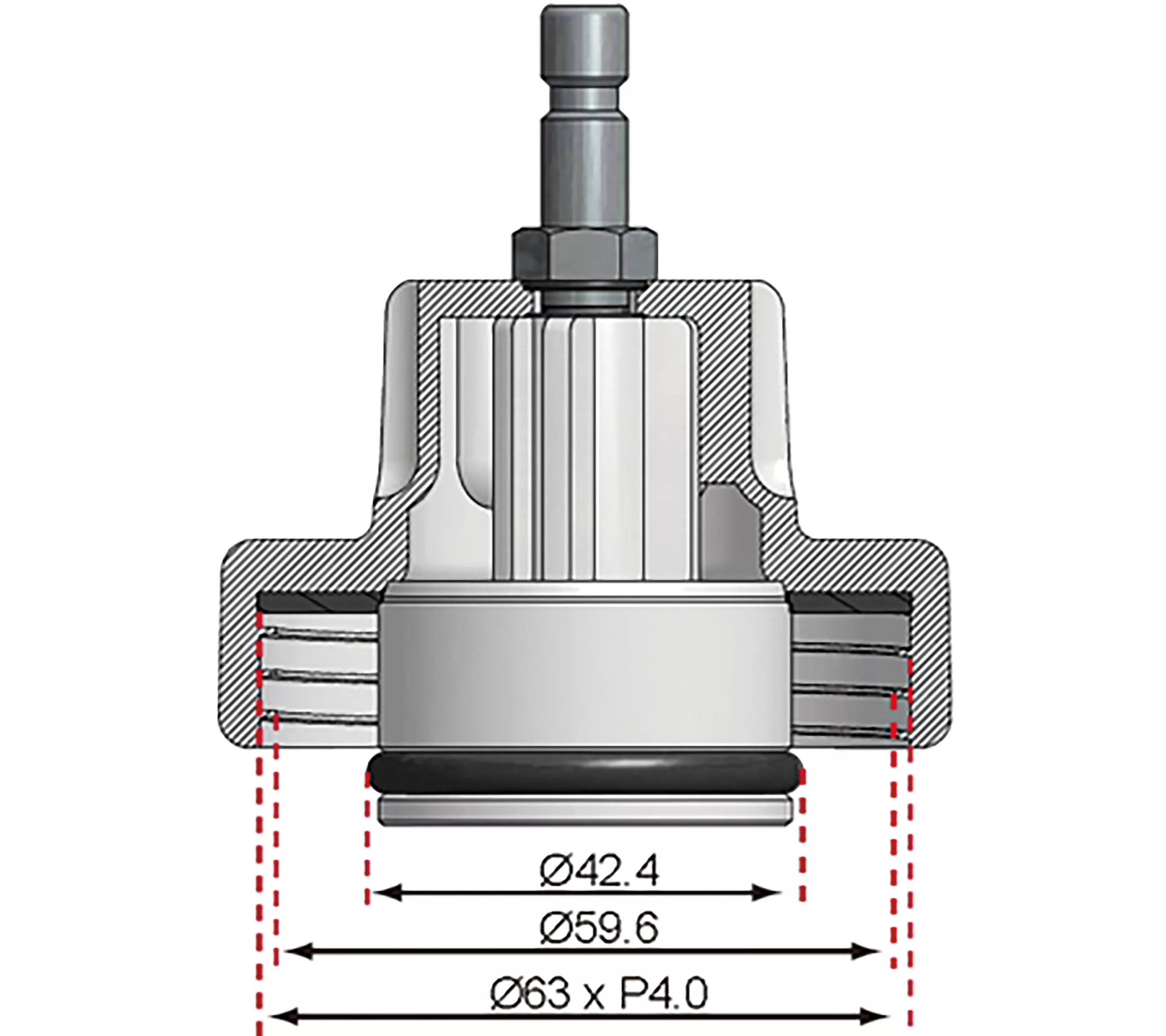 Adaptor Nr. 13 pentru BGS 8027, 8098 | pentru Chrysler, Mercedes-Benz [4]